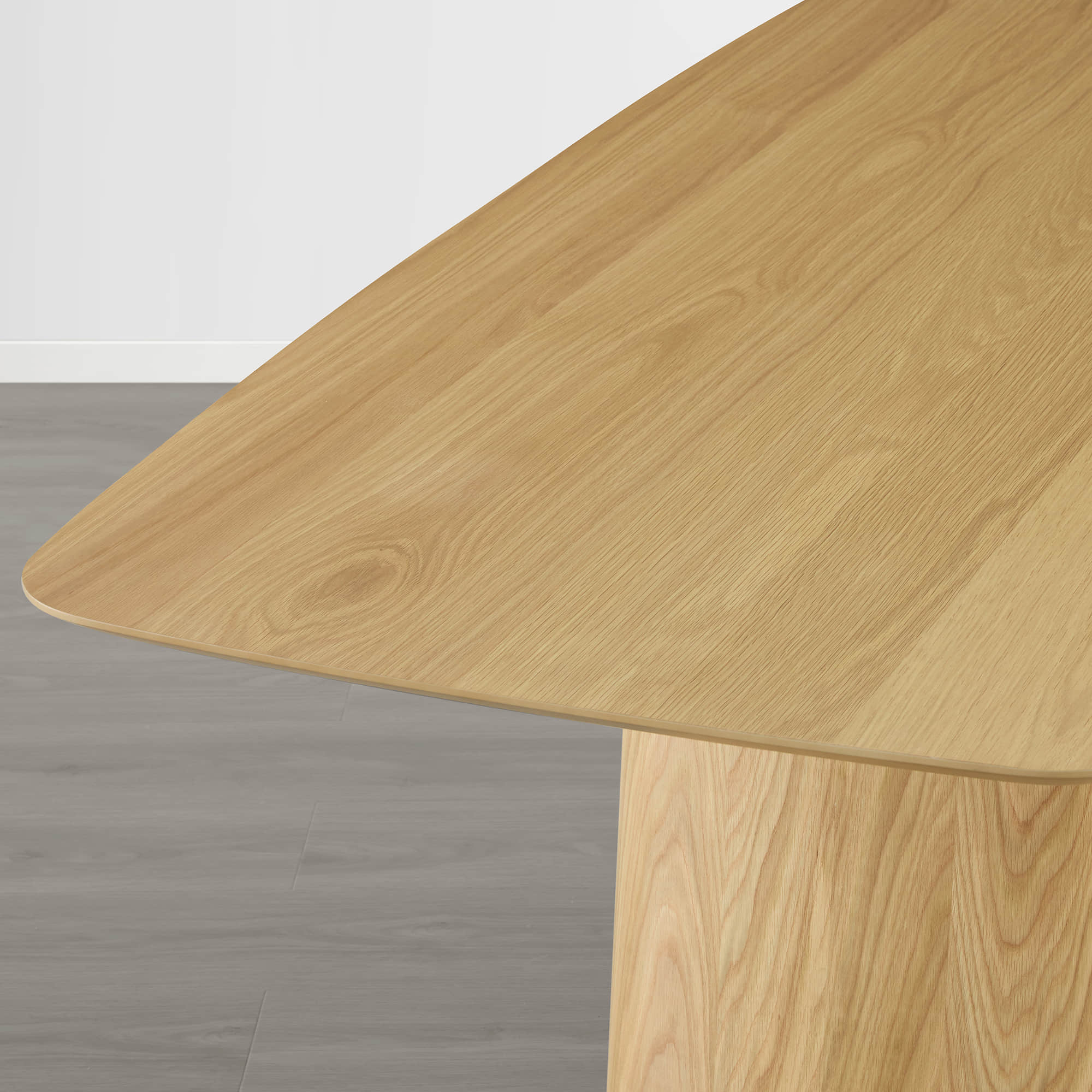Elowen Sculptural Wood Base Dining Table - Image 11