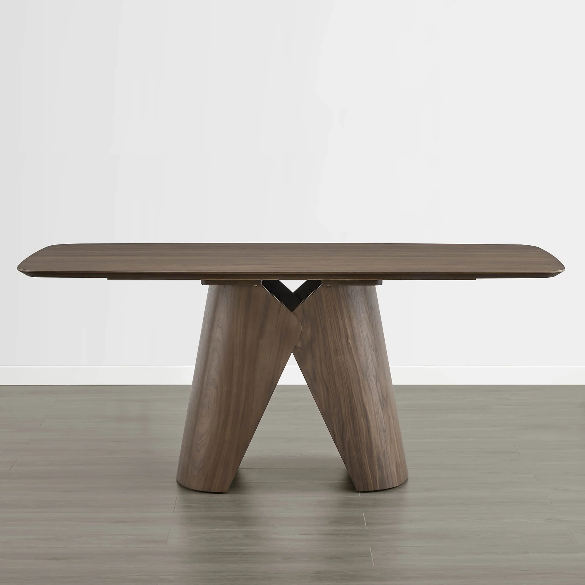 Elowen Sculptural Wood Base Dining Table - Image 12