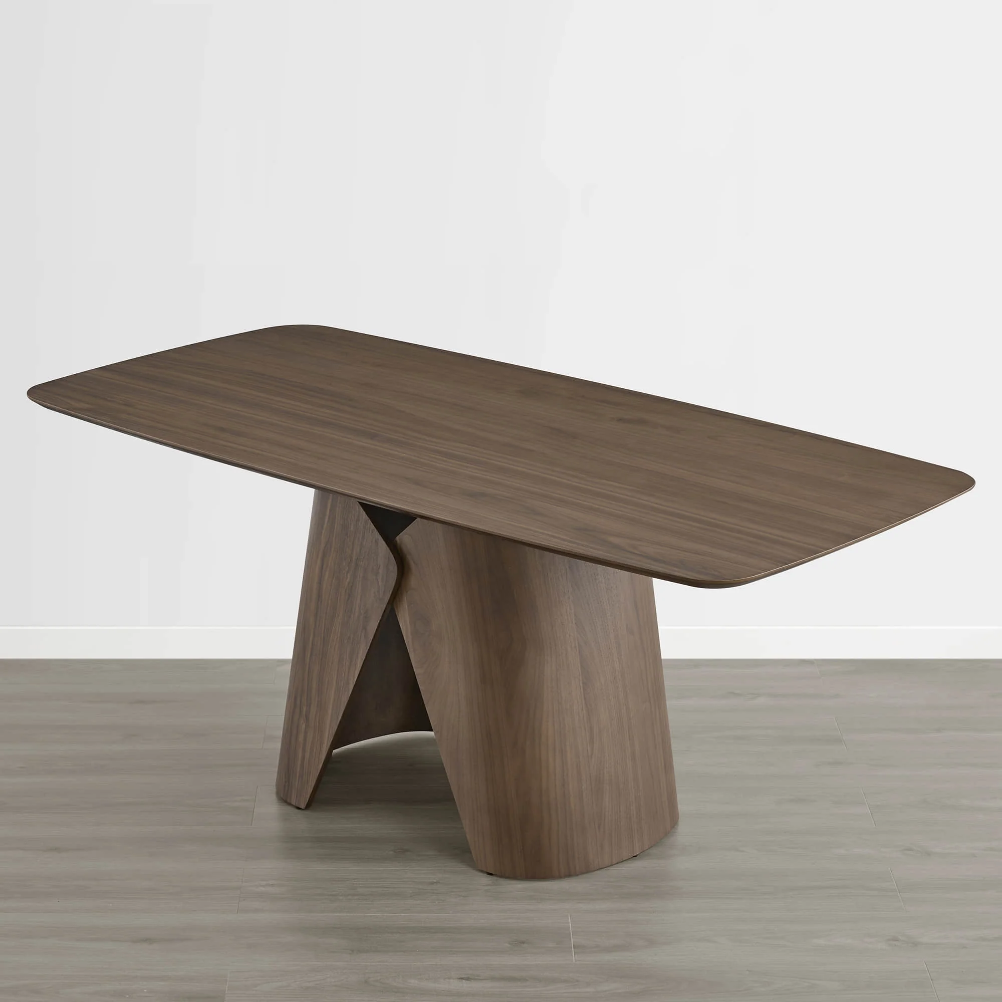 Elowen Sculptural Wood Base Dining Table - Image 14