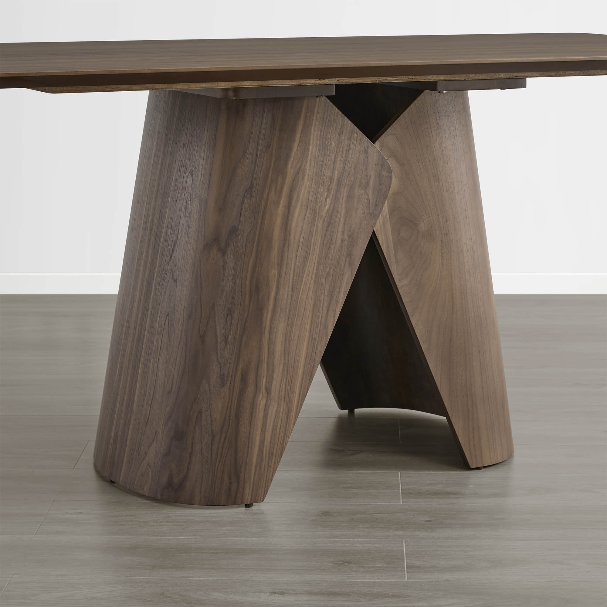 Elowen Sculptural Wood Base Dining Table - Image 15