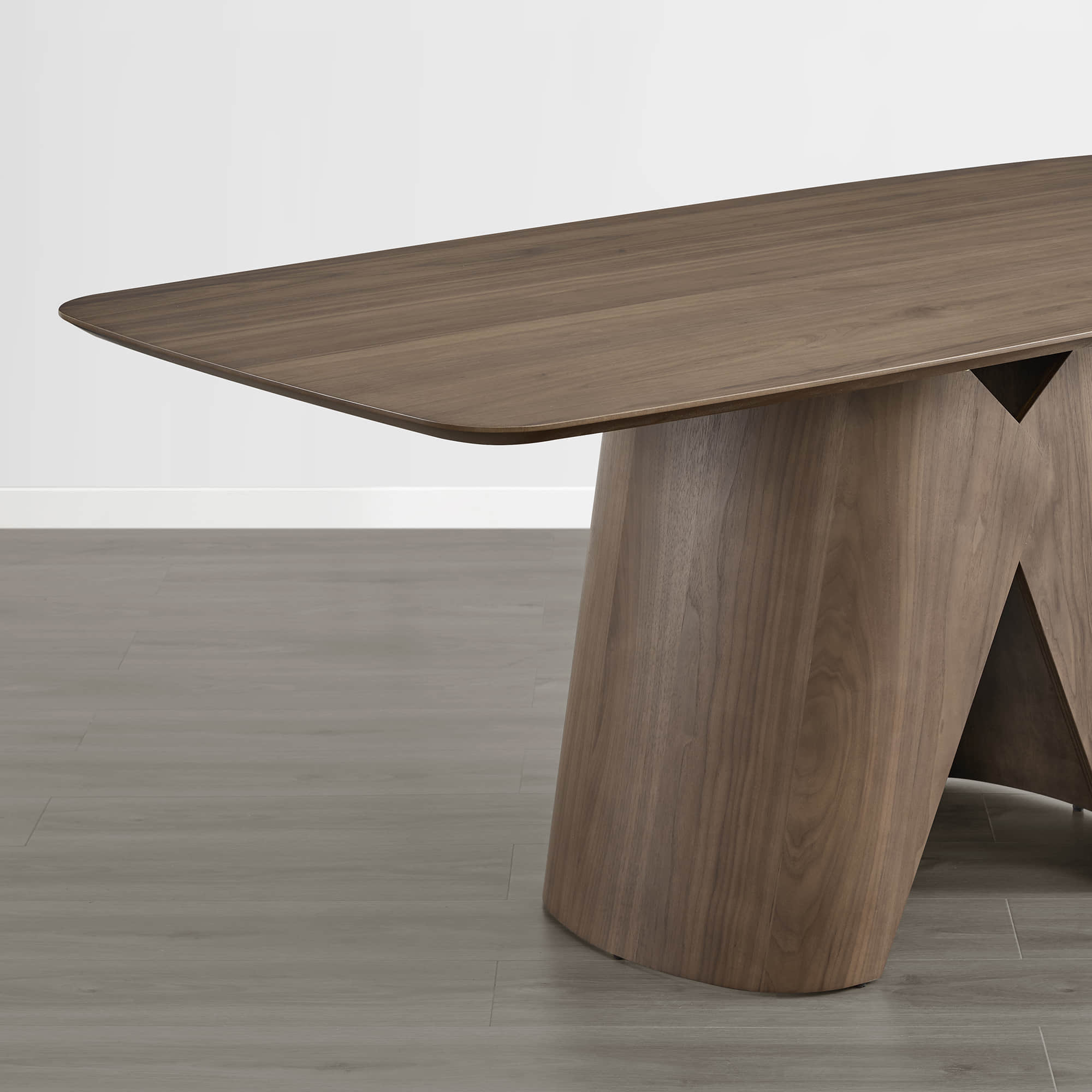 Elowen Sculptural Wood Base Dining Table - Image 16