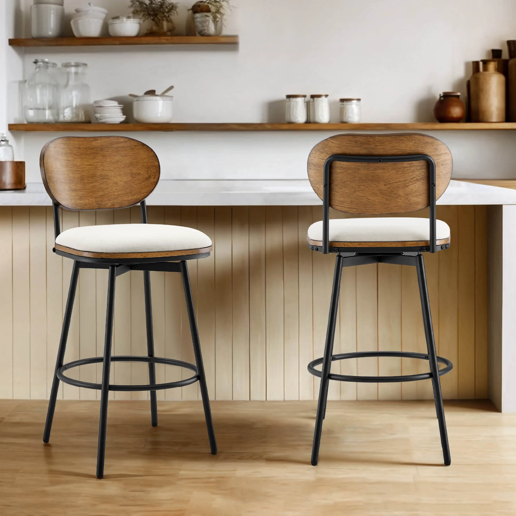 Aislinn Swivel Bar & Counter Stools - Image 83