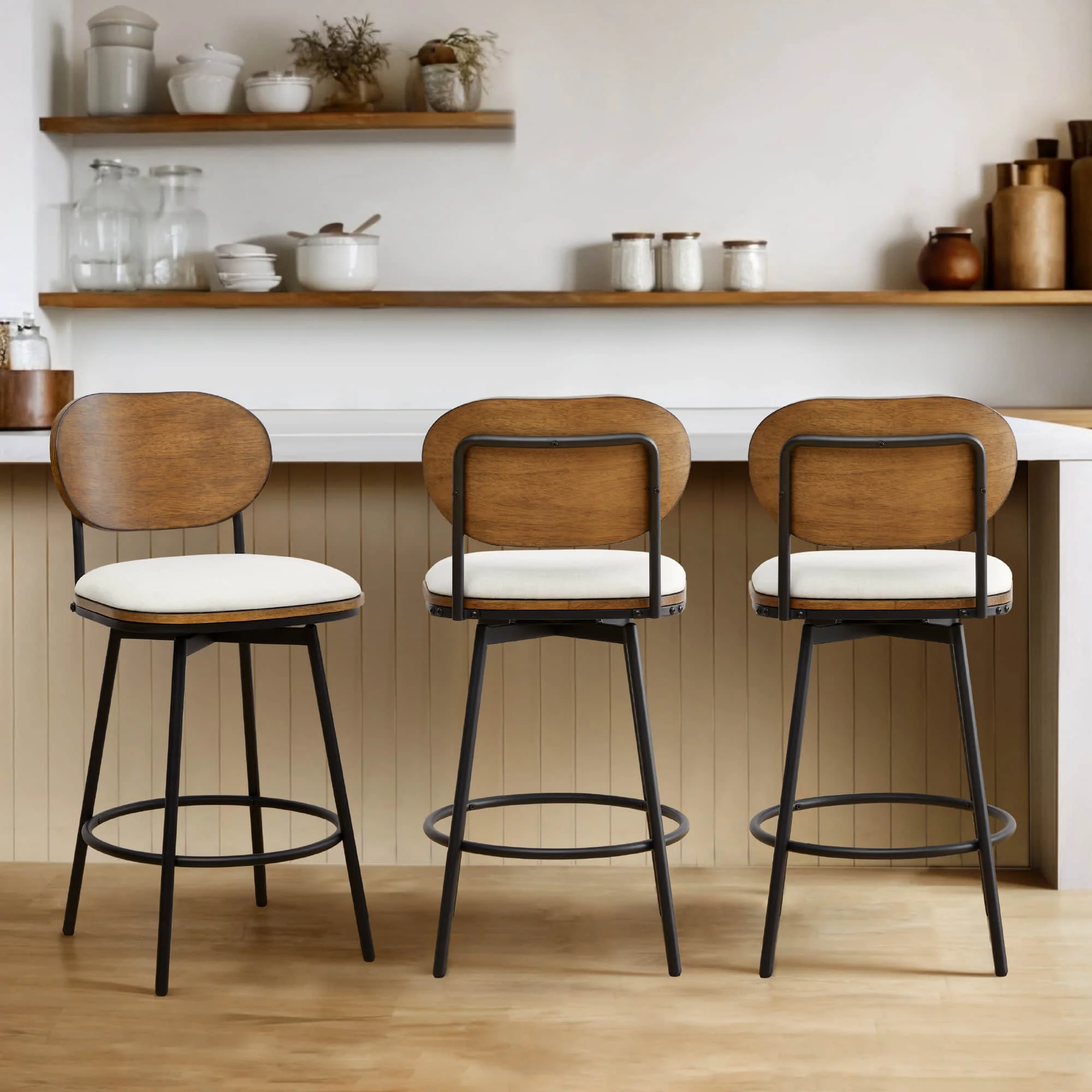 Aislinn Swivel Bar & Counter Stools - Image 84