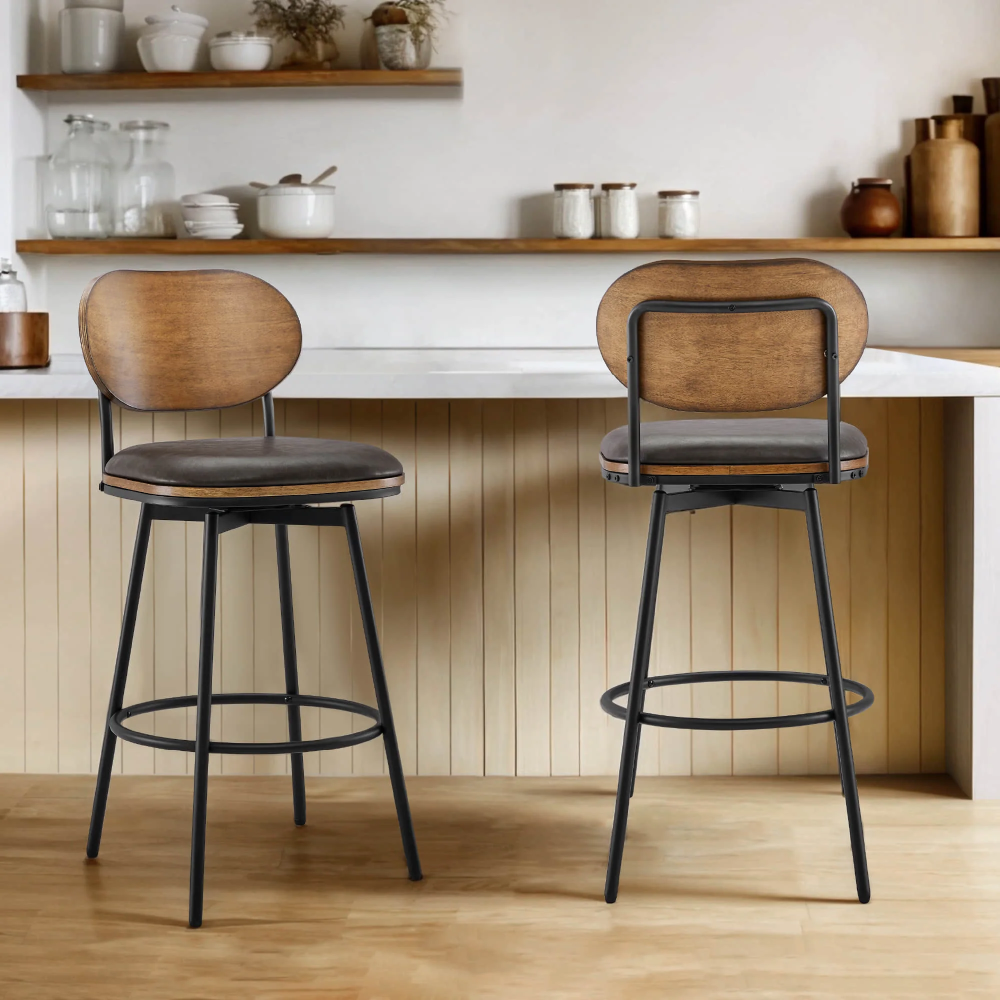 Aislinn Swivel Bar & Counter Stools - Image 85