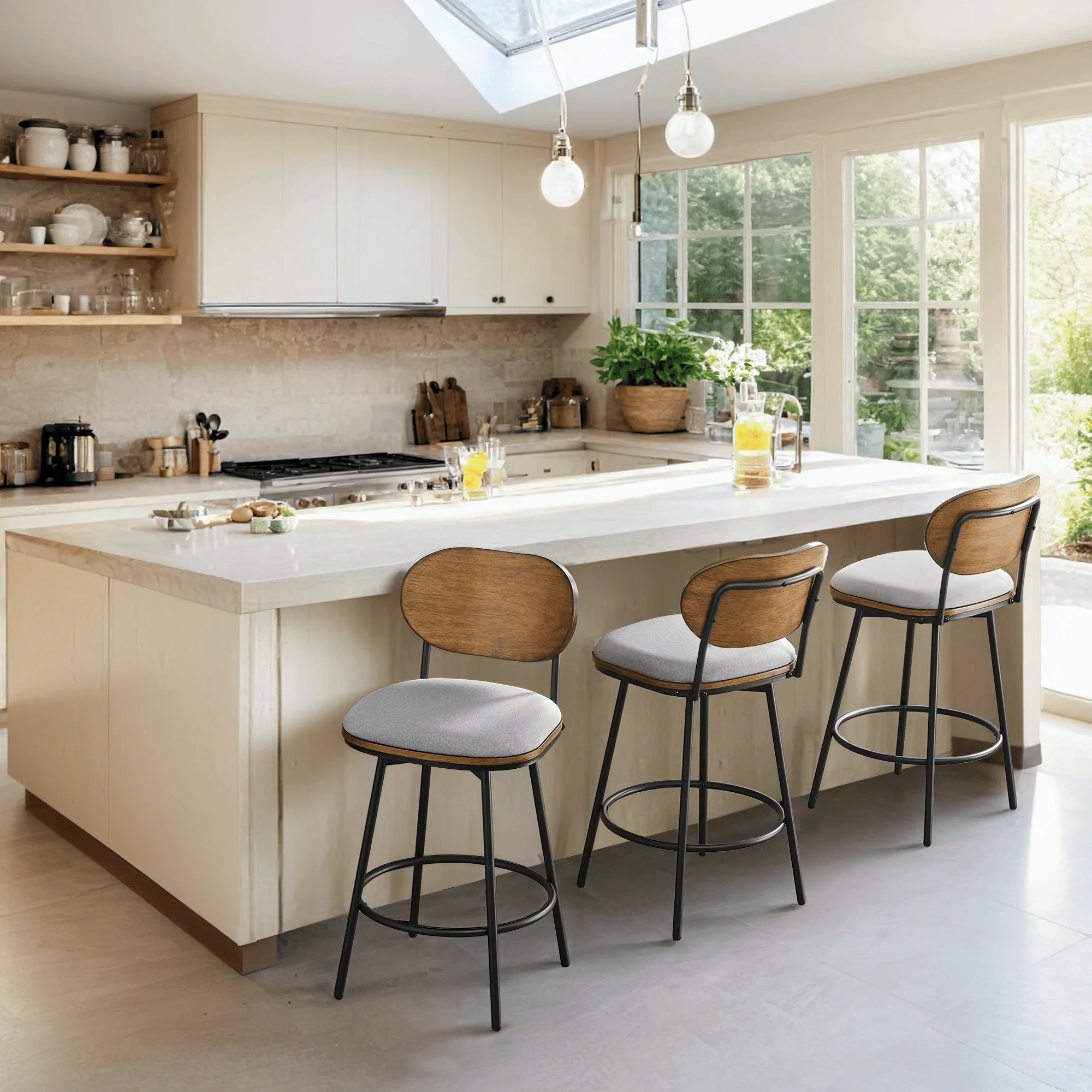 Aislinn Swivel Bar & Counter Stools - Image 97