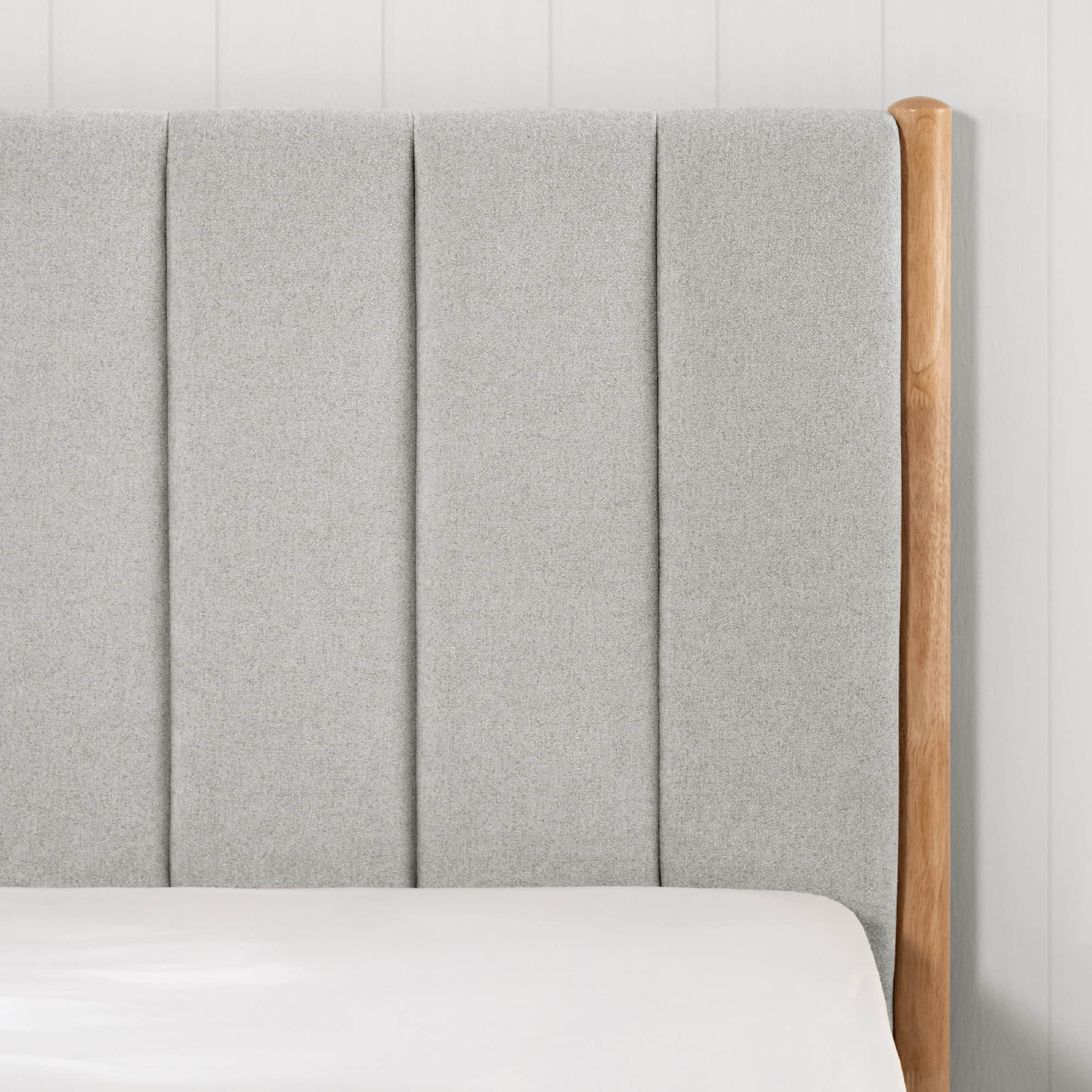 Serene Queen Contemporary Upholstered Platform Bed - Image 24