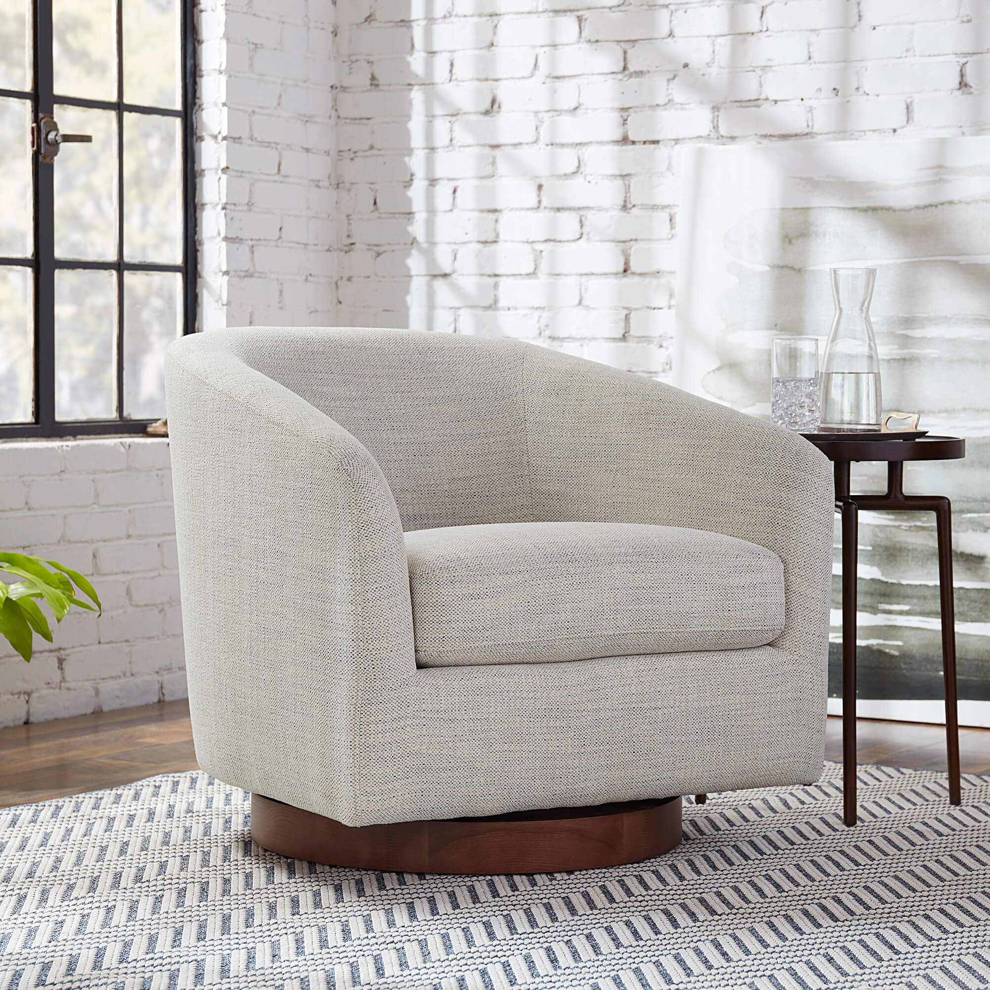 Wren Modern Swivel Accent Chair - Image 61