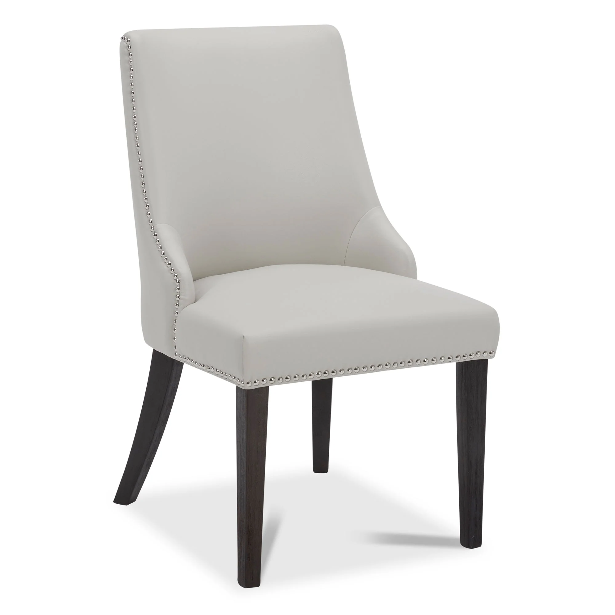 Asher Upholstered Dining Chair with Nailhead Trim (Set of 2) - Image 11