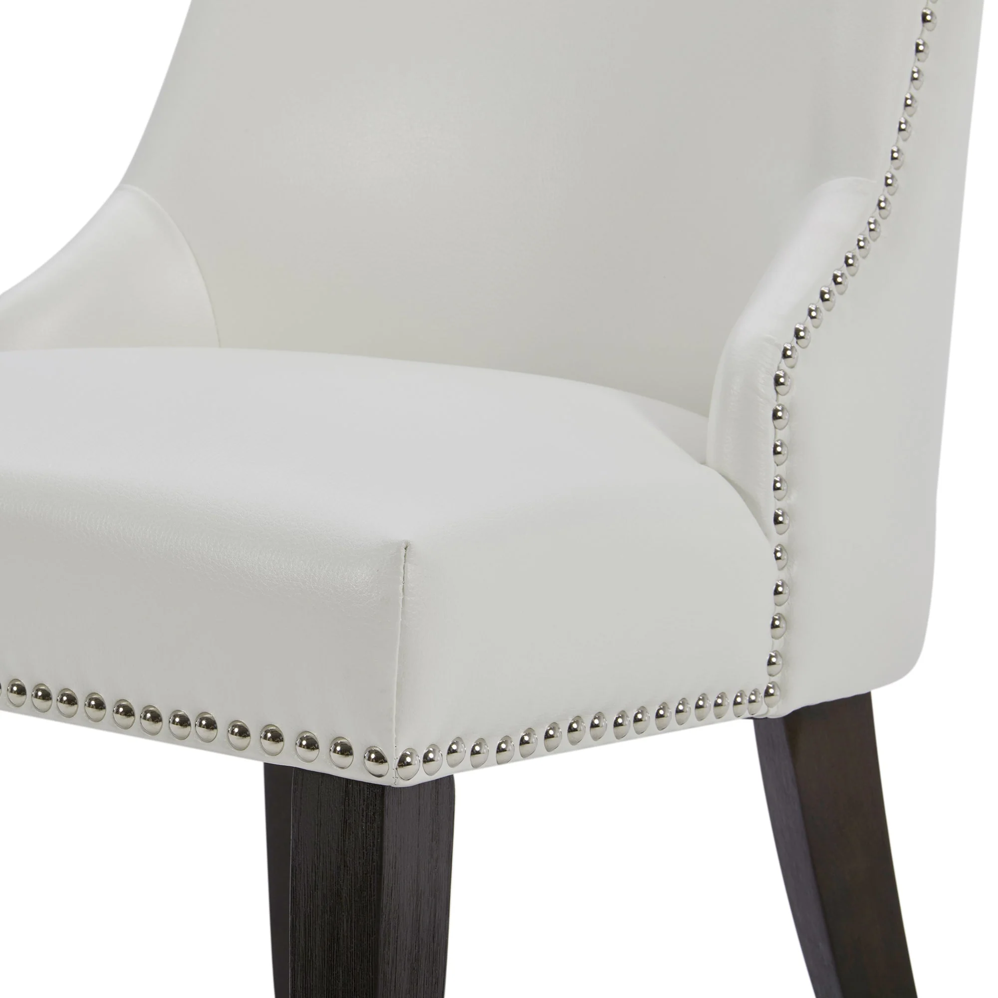 Asher Upholstered Dining Chair with Nailhead Trim (Set of 2) - Image 16