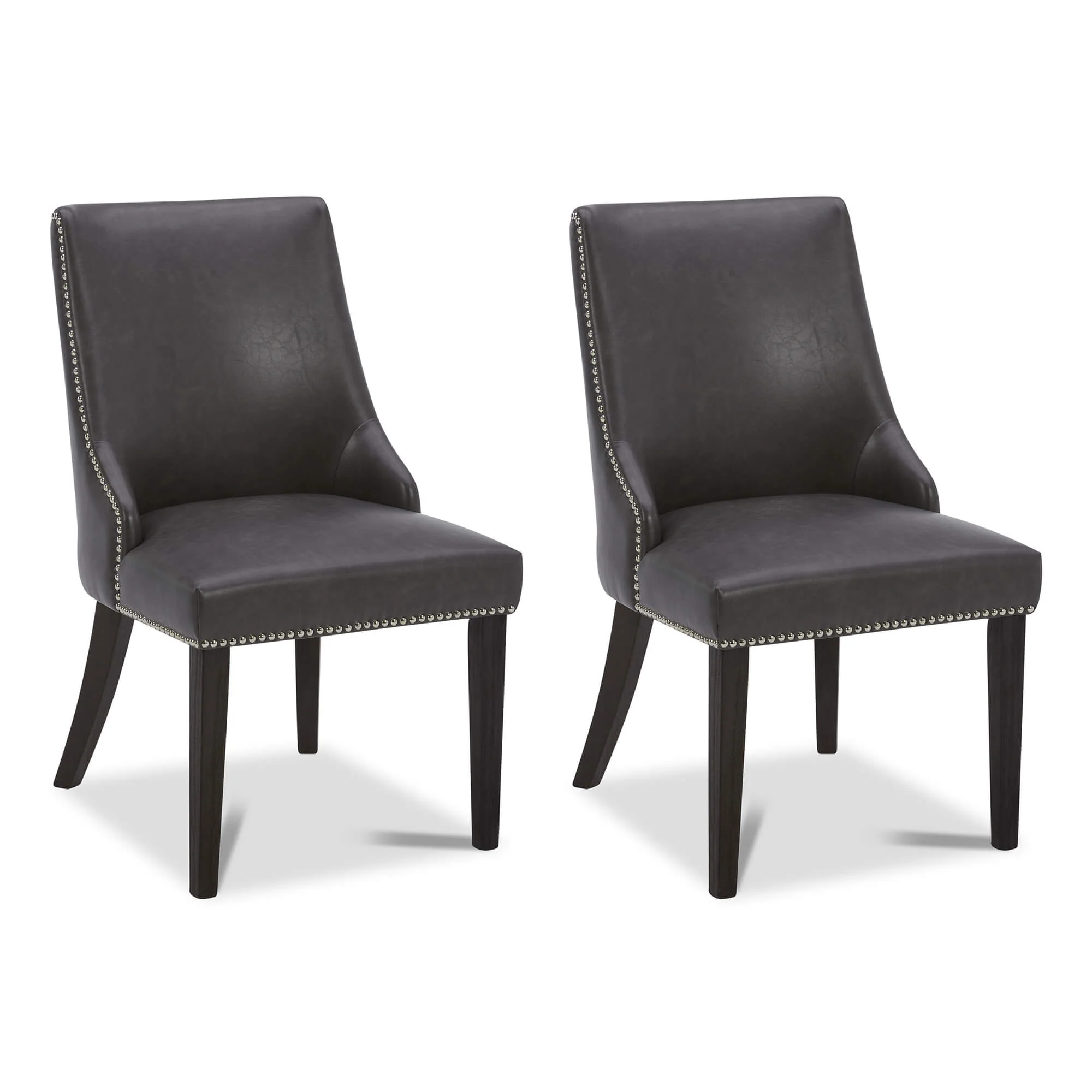 Asher Upholstered Dining Chair with Nailhead Trim (Set of 2) - Image 36