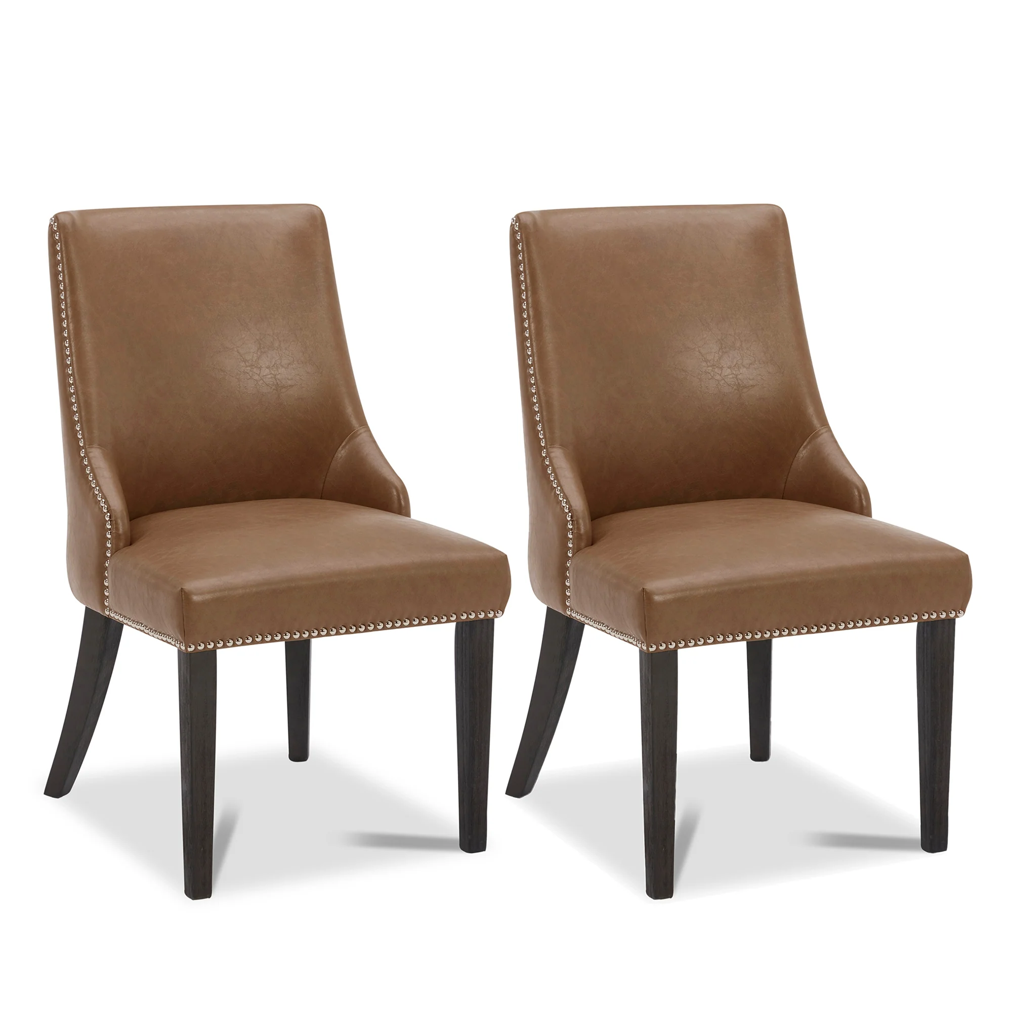 Asher Upholstered Dining Chair with Nailhead Trim (Set of 2) - Image 44