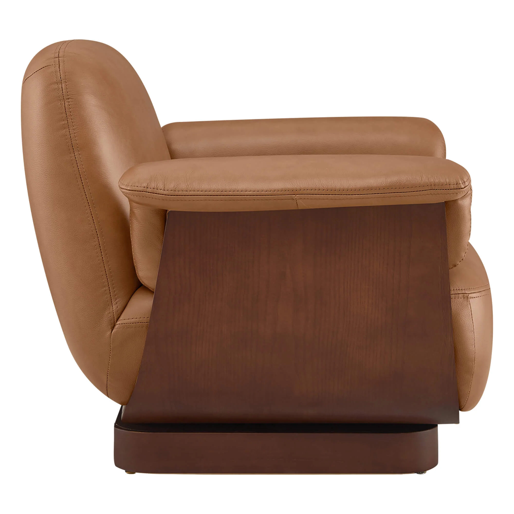 Aspen Modern Round Swivel Chair with Storage Ottoman - Image 17