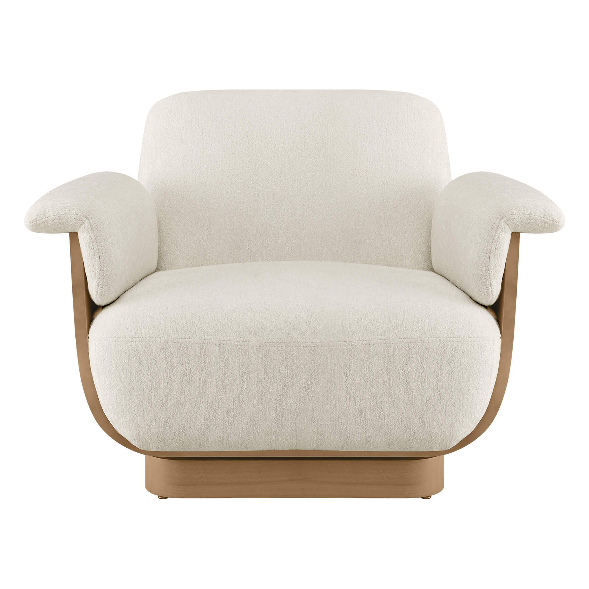 Aspen Modern Round Swivel Chair with Storage Ottoman - Image 27