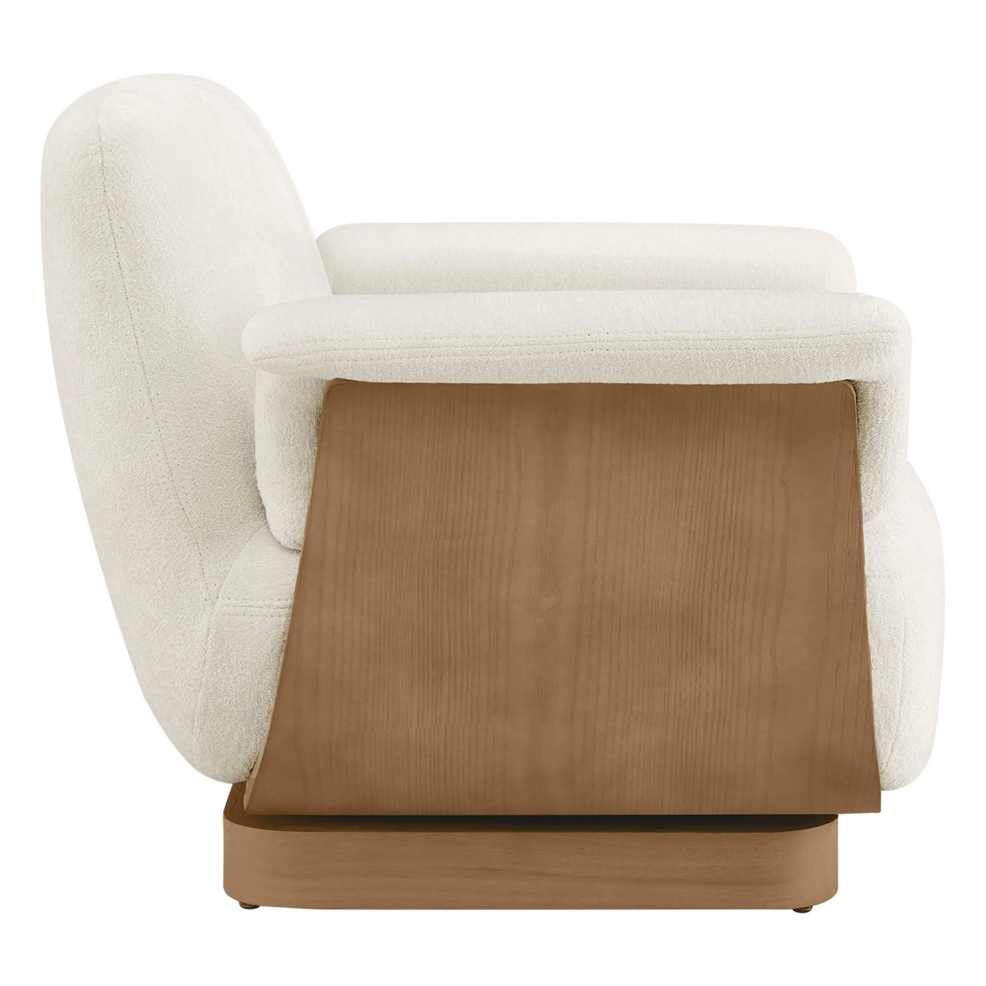Aspen Modern Round Swivel Chair with Storage Ottoman - Image 28