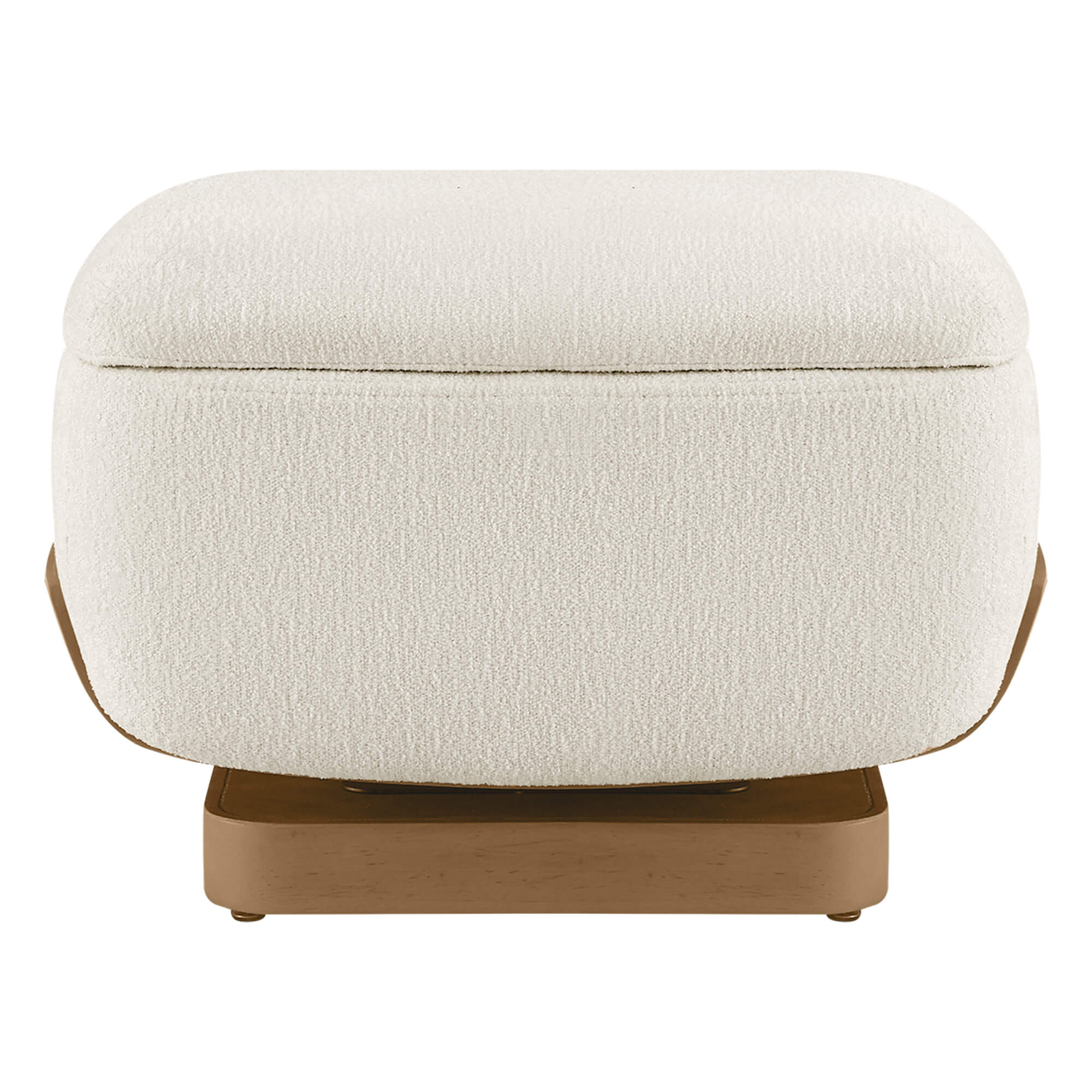 Aspen Modern Round Swivel Chair with Storage Ottoman - Image 30