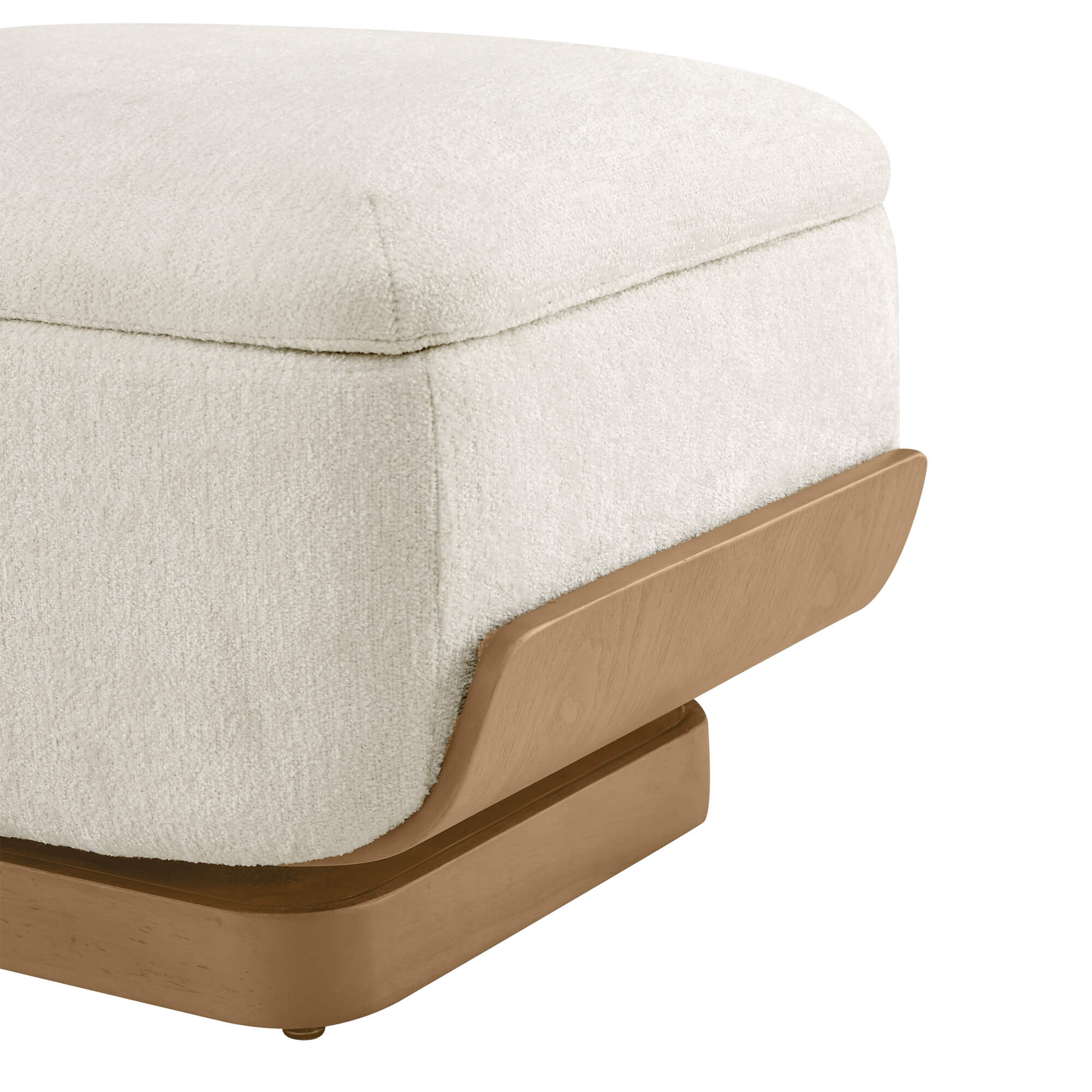 Aspen Modern Round Swivel Chair with Storage Ottoman - Image 36