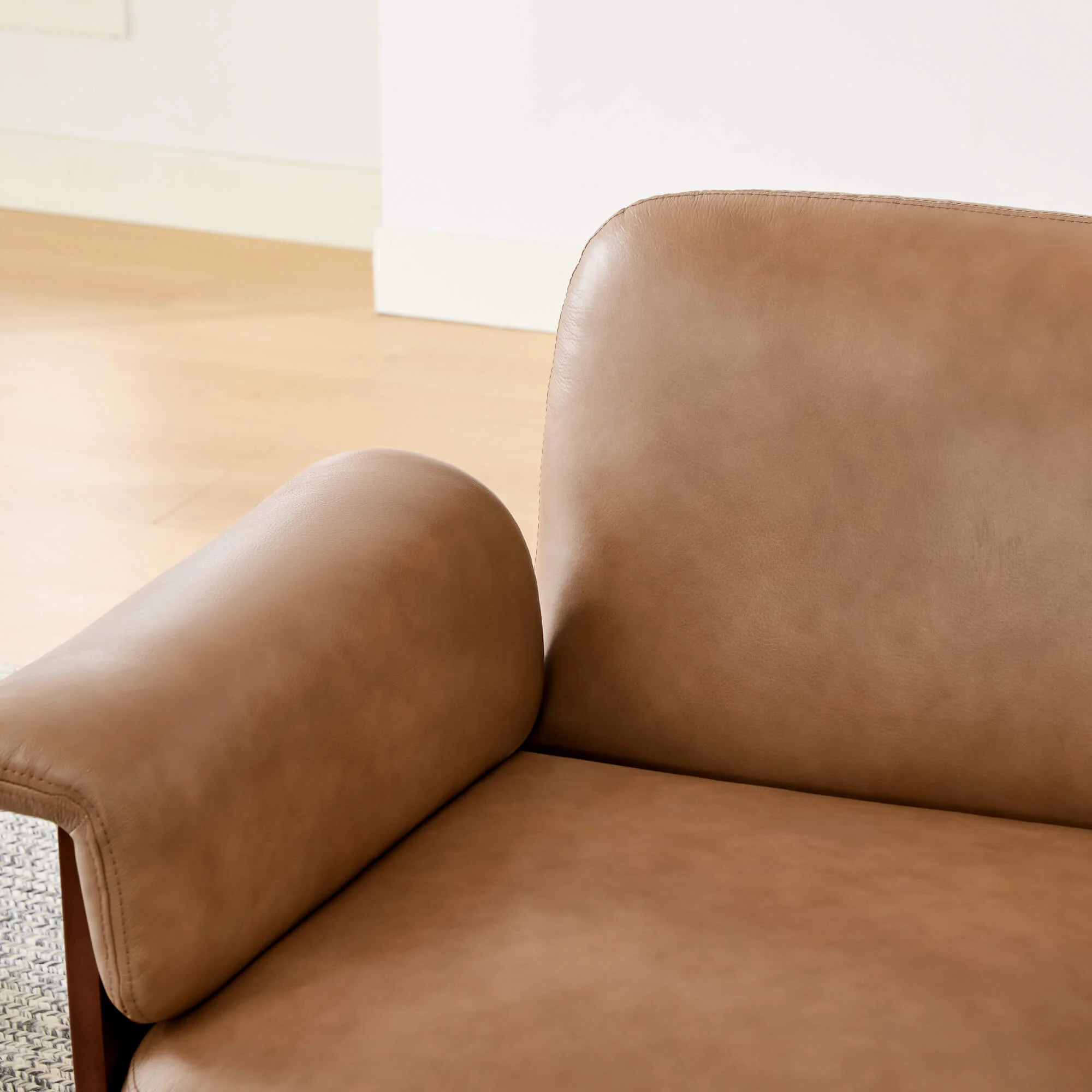 Aspen Modern Round Swivel Chair with Storage Ottoman - Image 8