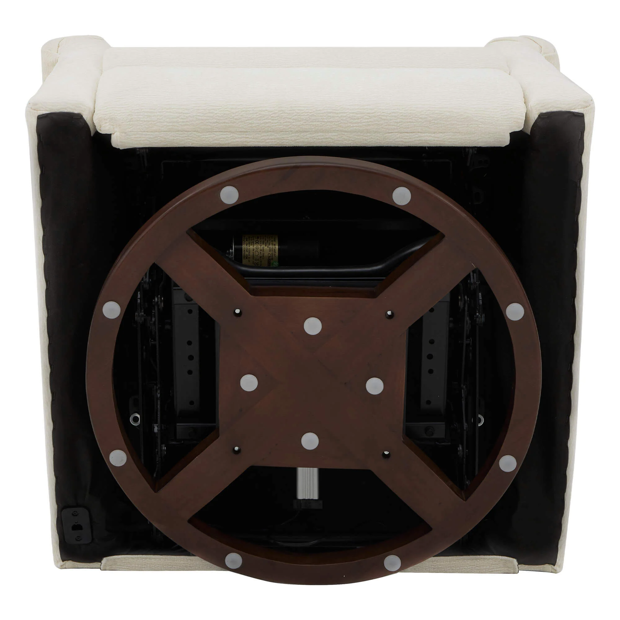 Aurora Power Swivel Nursery Glider Recliner - Image 15