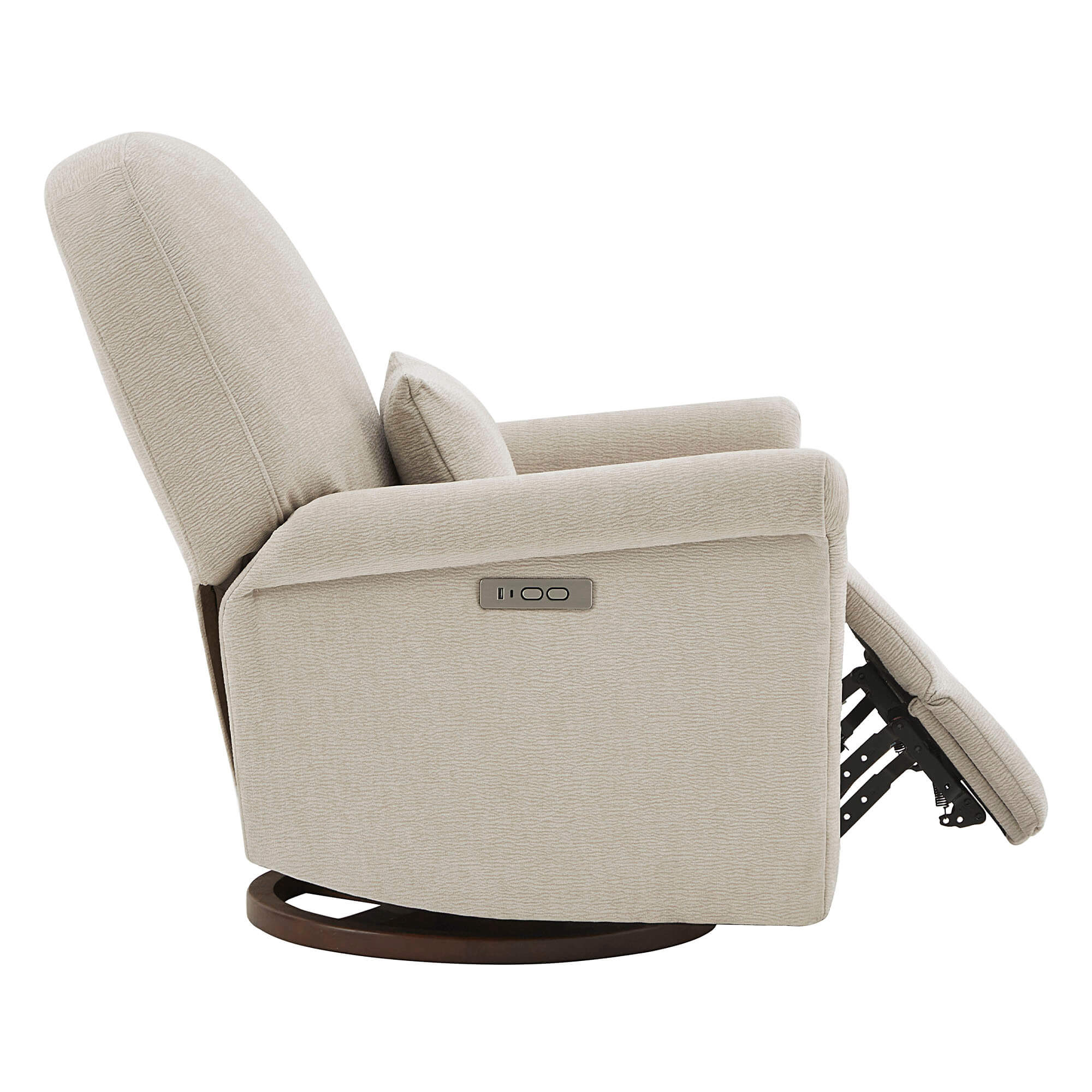 Aurora Power Swivel Nursery Glider Recliner - Image 19