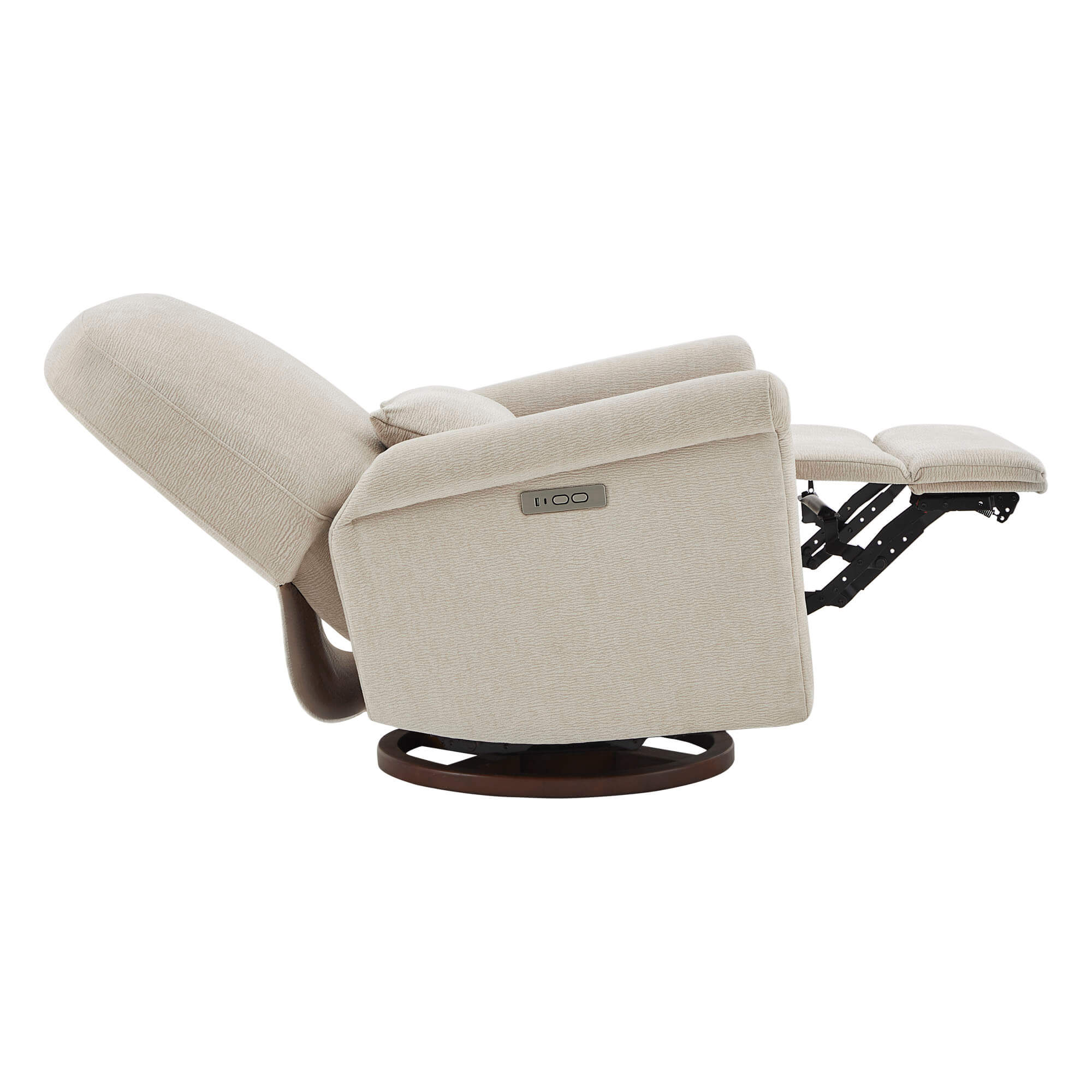 Aurora Power Swivel Nursery Glider Recliner - Image 20