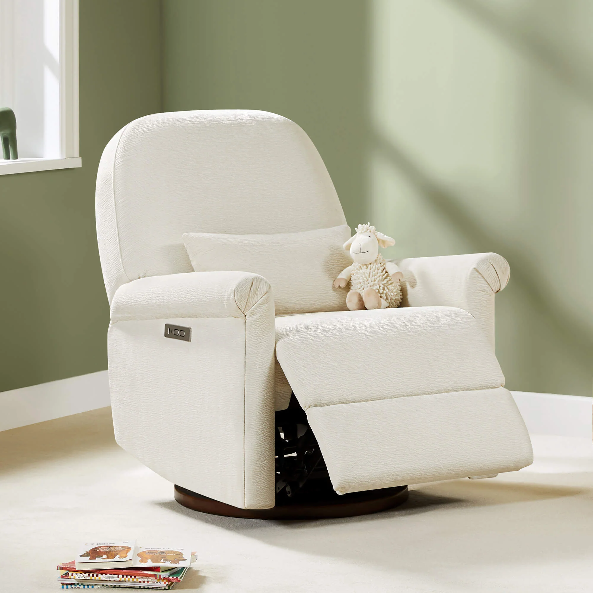 Aurora Power Swivel Nursery Glider Recliner - Image 31