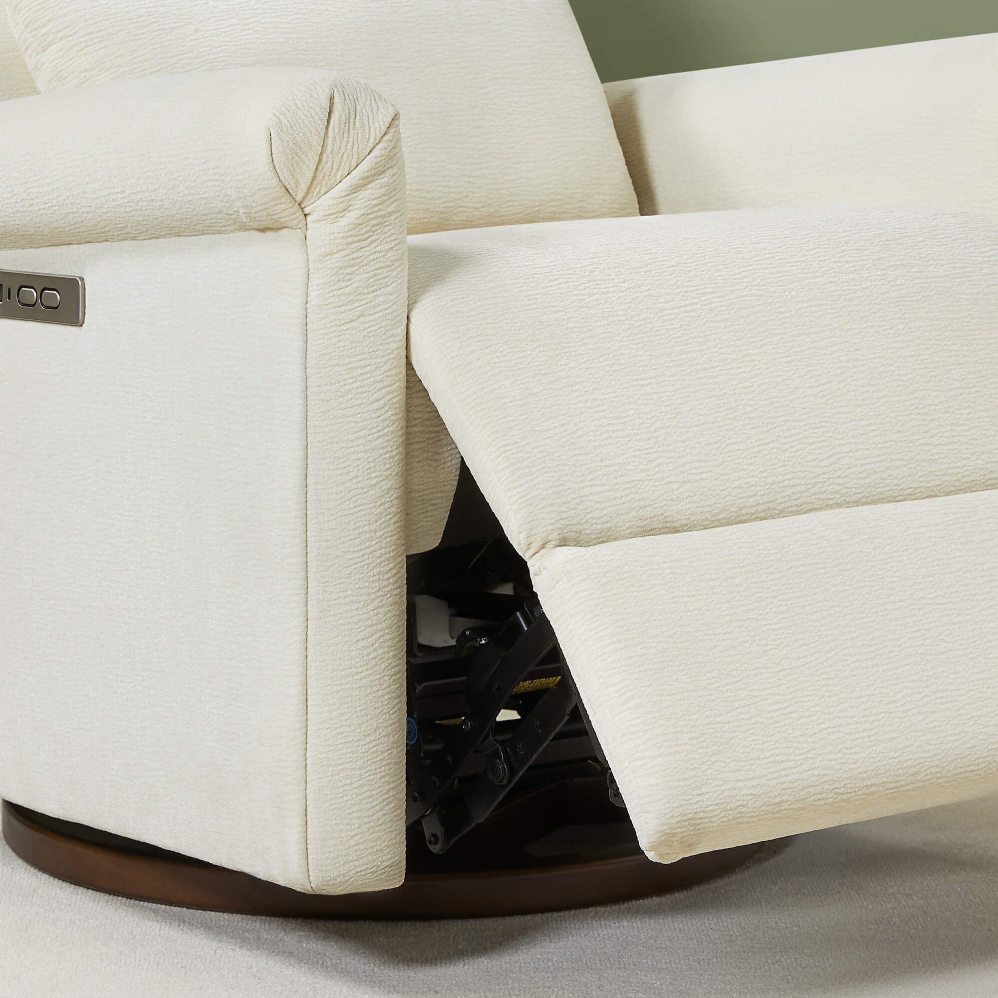 Aurora Power Swivel Nursery Glider Recliner - Image 35