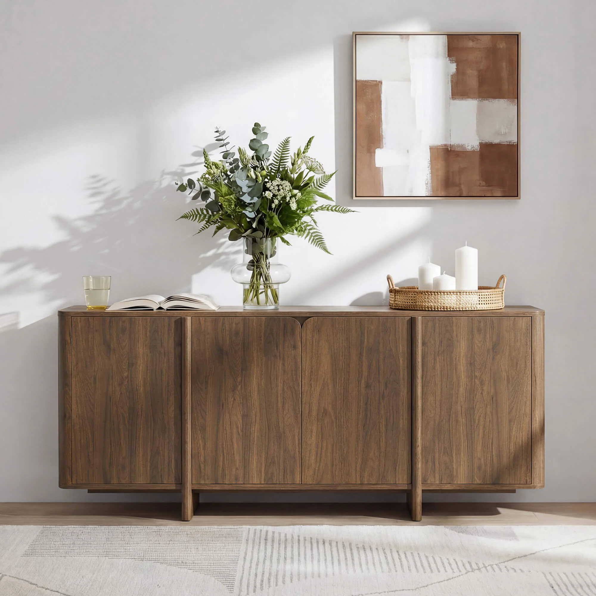 67” Bennett Modern Spacious Multi-Zone Sideboard - Image 27