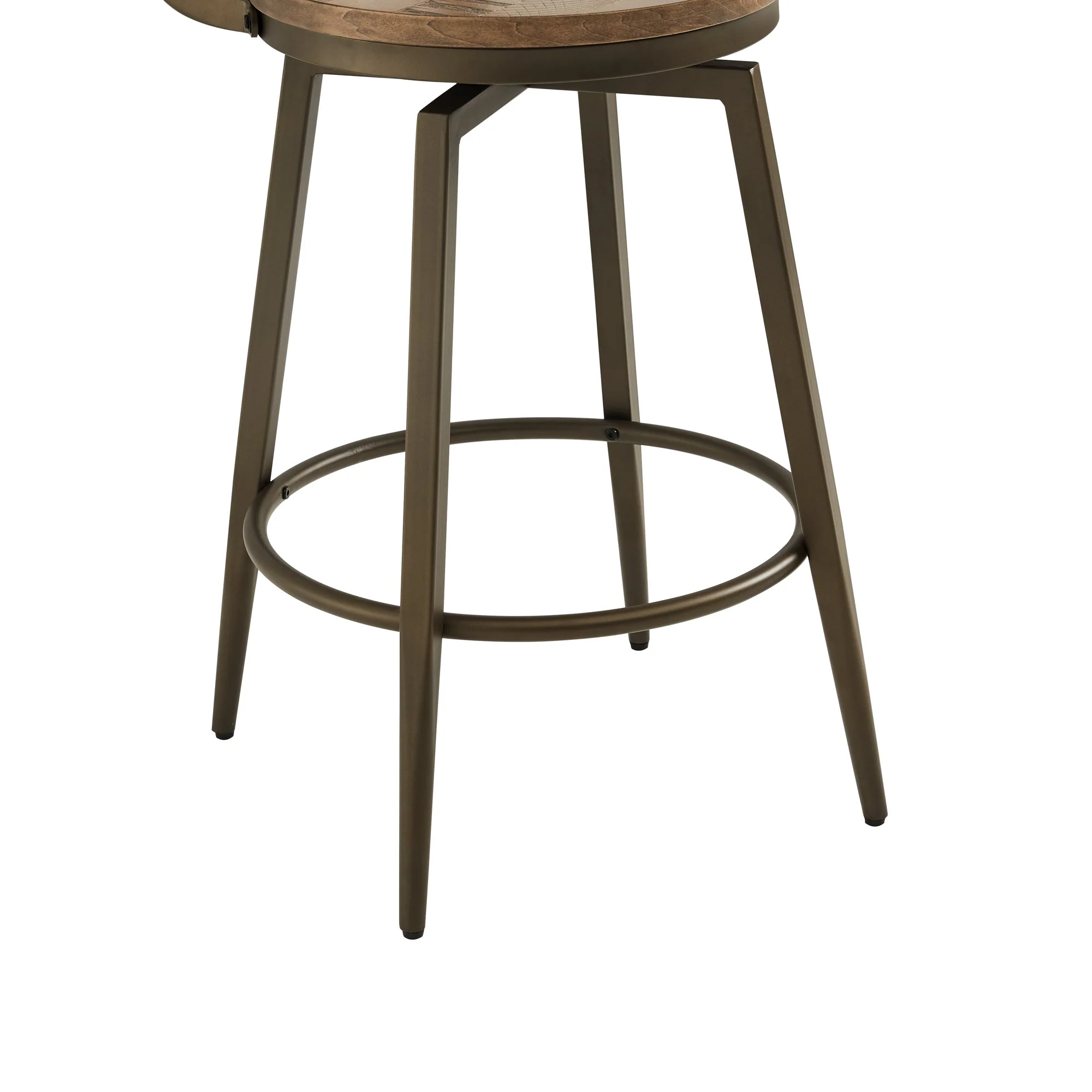 Blair Industrial Wood Seat Counter Stools - Image 10