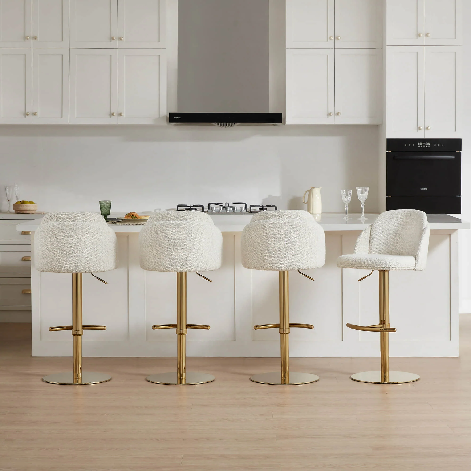 Blythe Upholstered Adjustable Height Swivel Bar & Counter Stools - Image 18