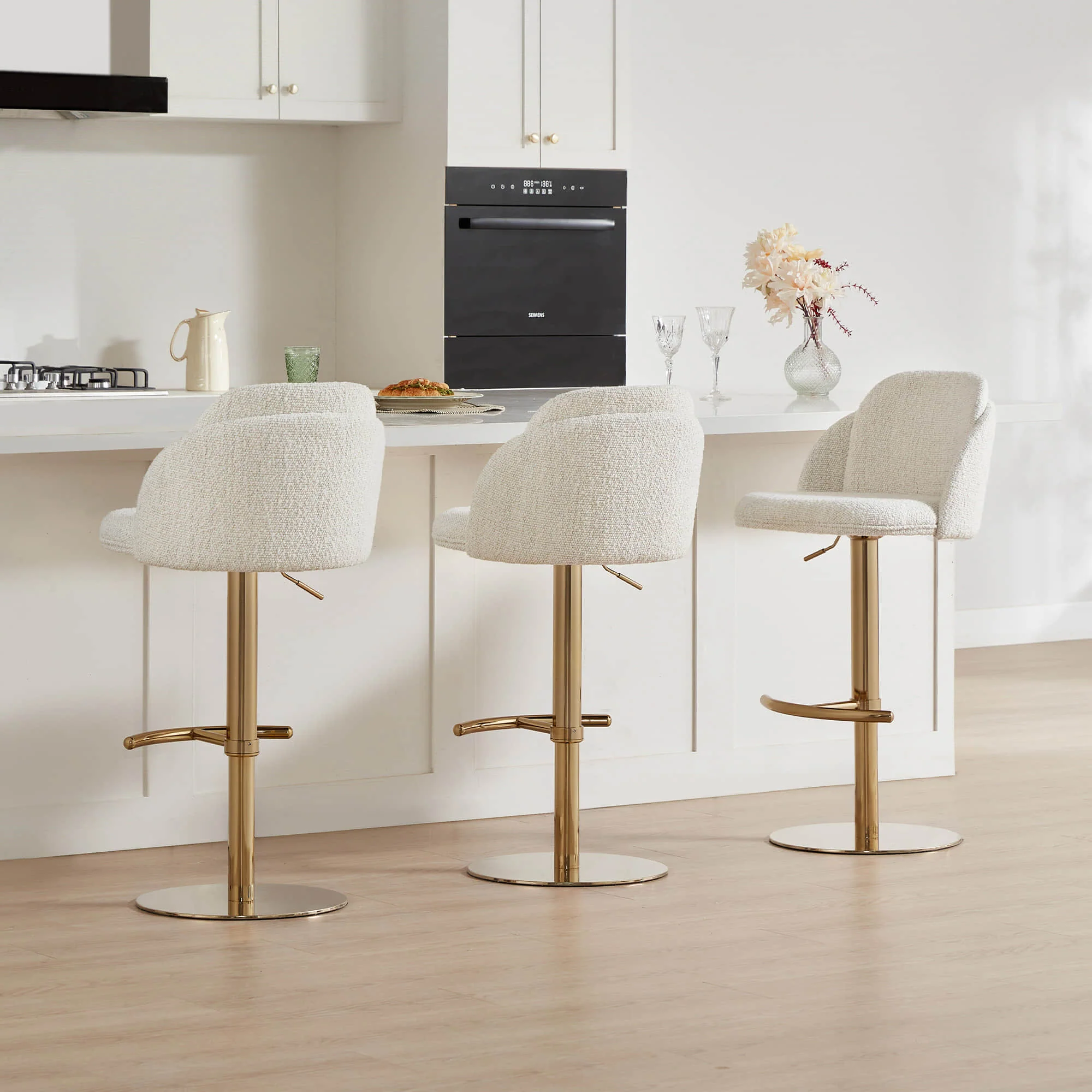 Blythe Upholstered Adjustable Height Swivel Bar & Counter Stools - Image 19
