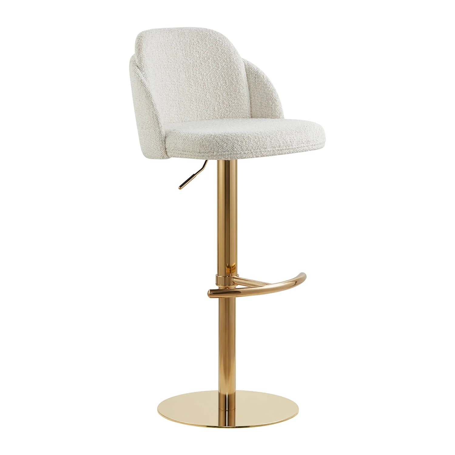 Blythe Upholstered Adjustable Height Swivel Bar & Counter Stools - Image 4