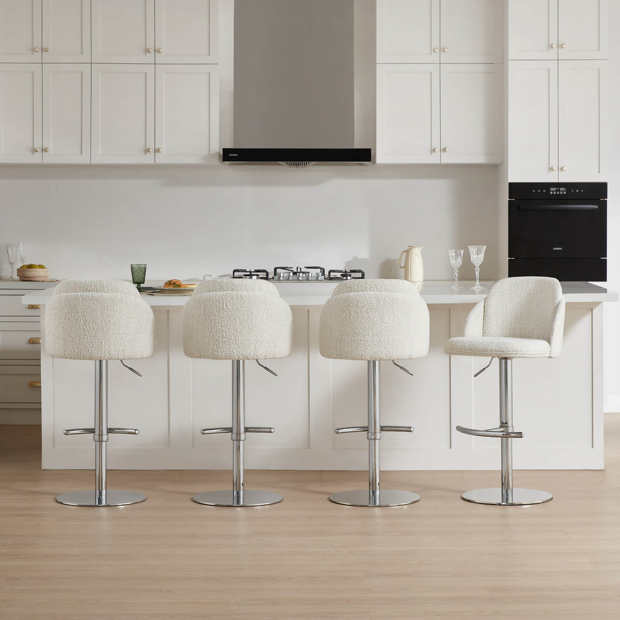 Blythe Upholstered Adjustable Height Swivel Bar & Counter Stools - Image 44