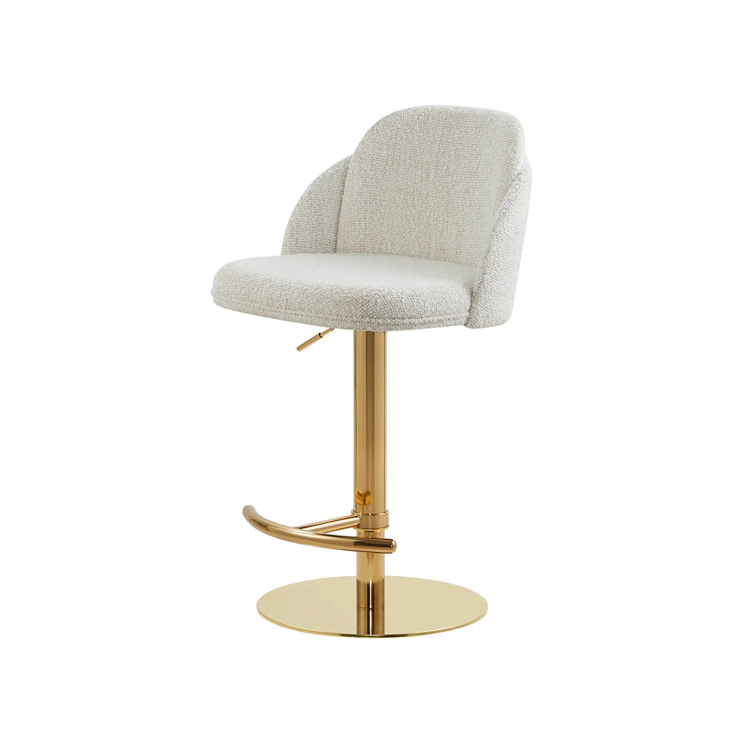 Blythe Upholstered Adjustable Height Swivel Bar & Counter Stools - Image 5