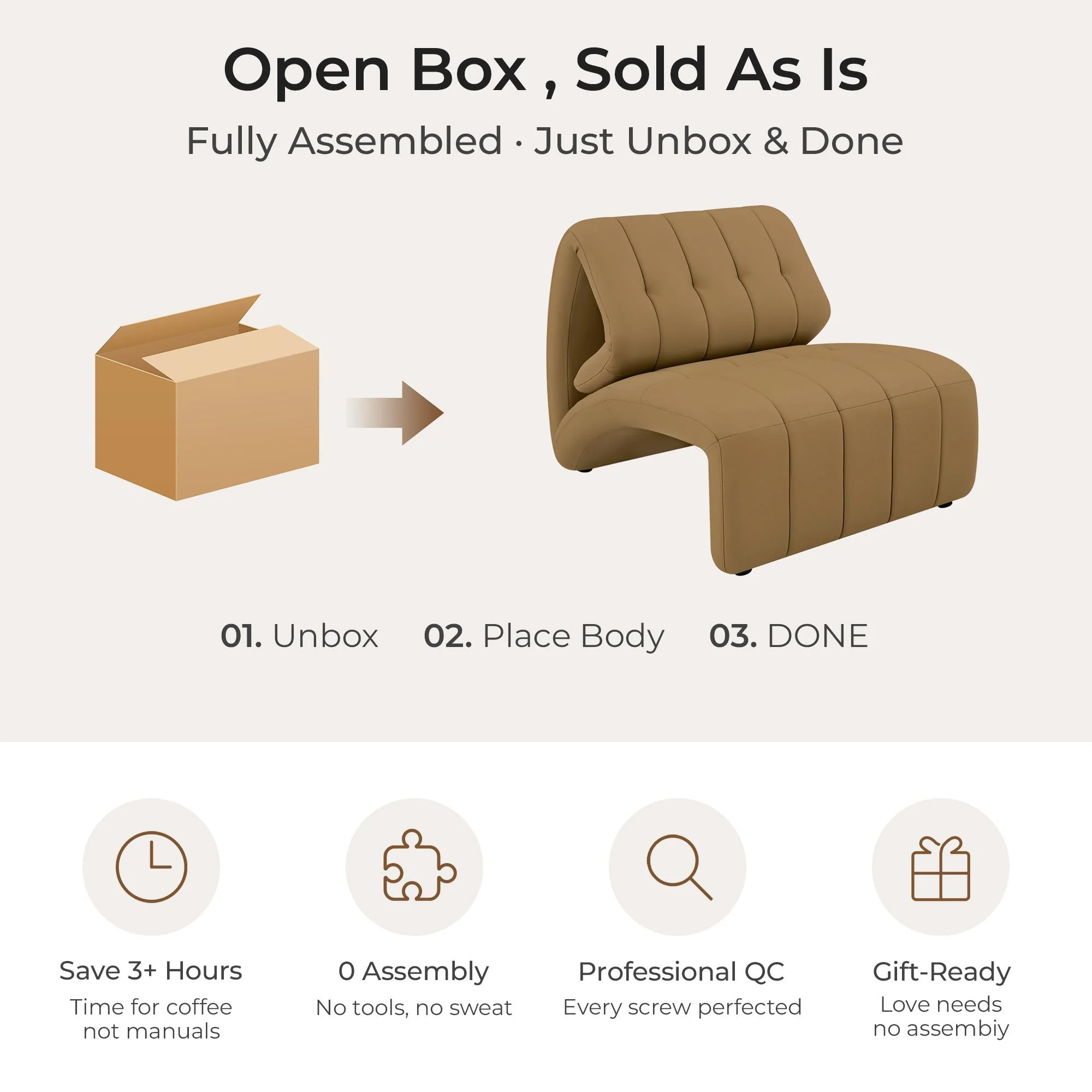 Brenda Adjustable Geometric Accent Chair - Image 11