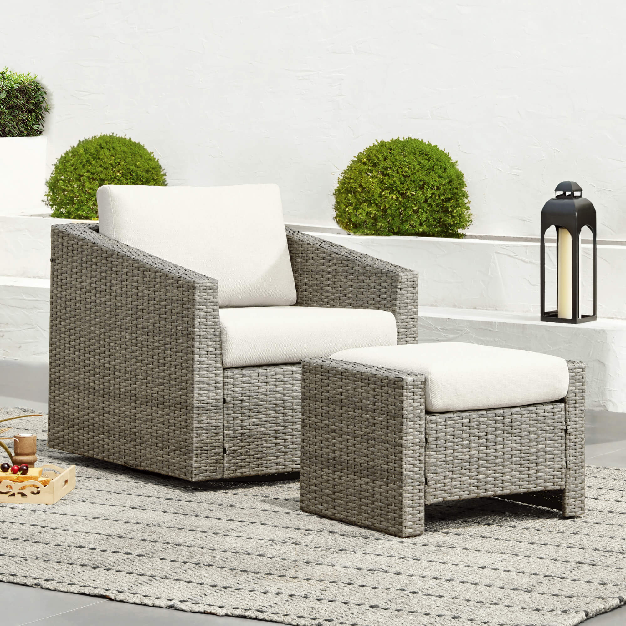 Calum Rattan Outdoor 5-Piece Patio Set - Image 70