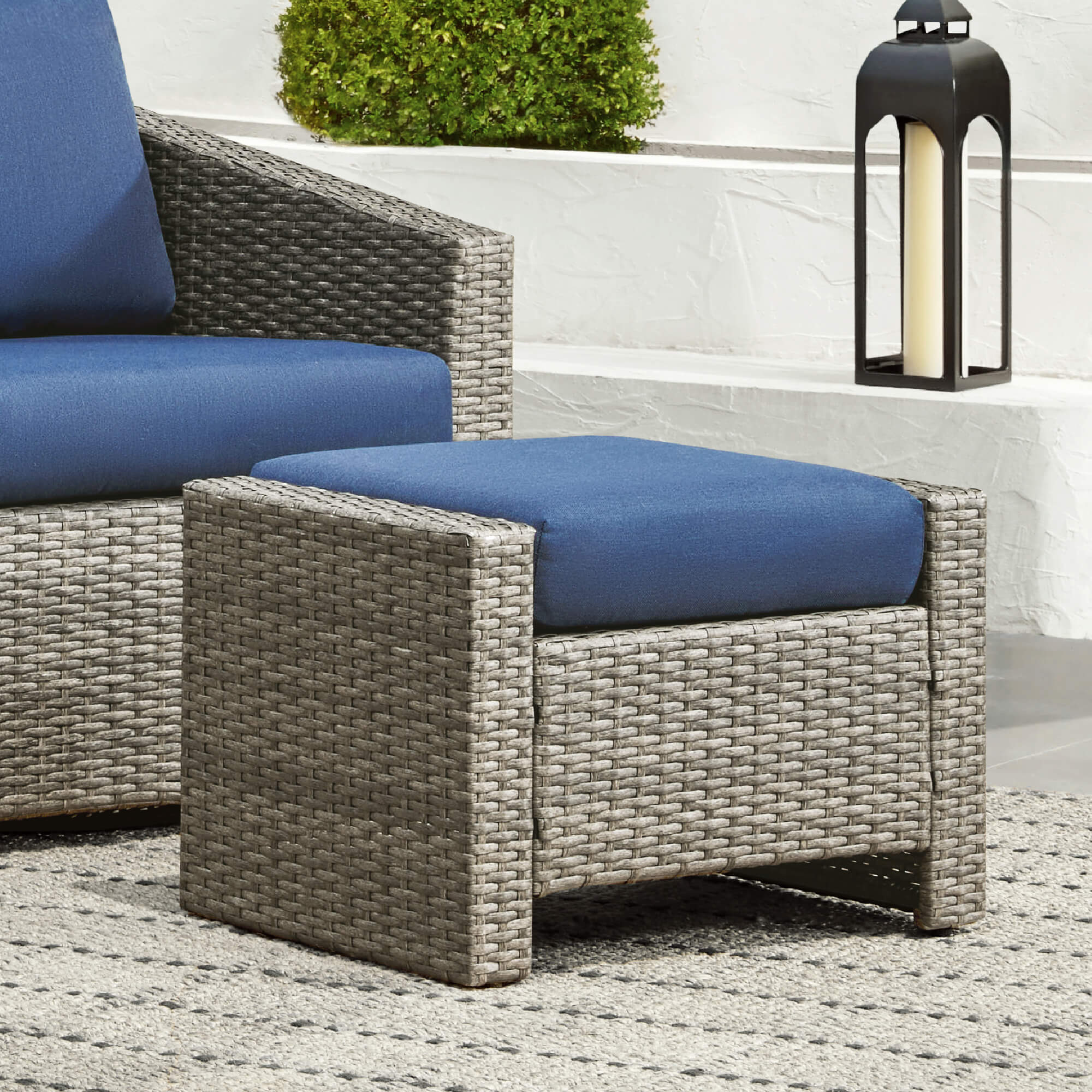 Calum Rattan Outdoor 5-Piece Patio Set - Image 77