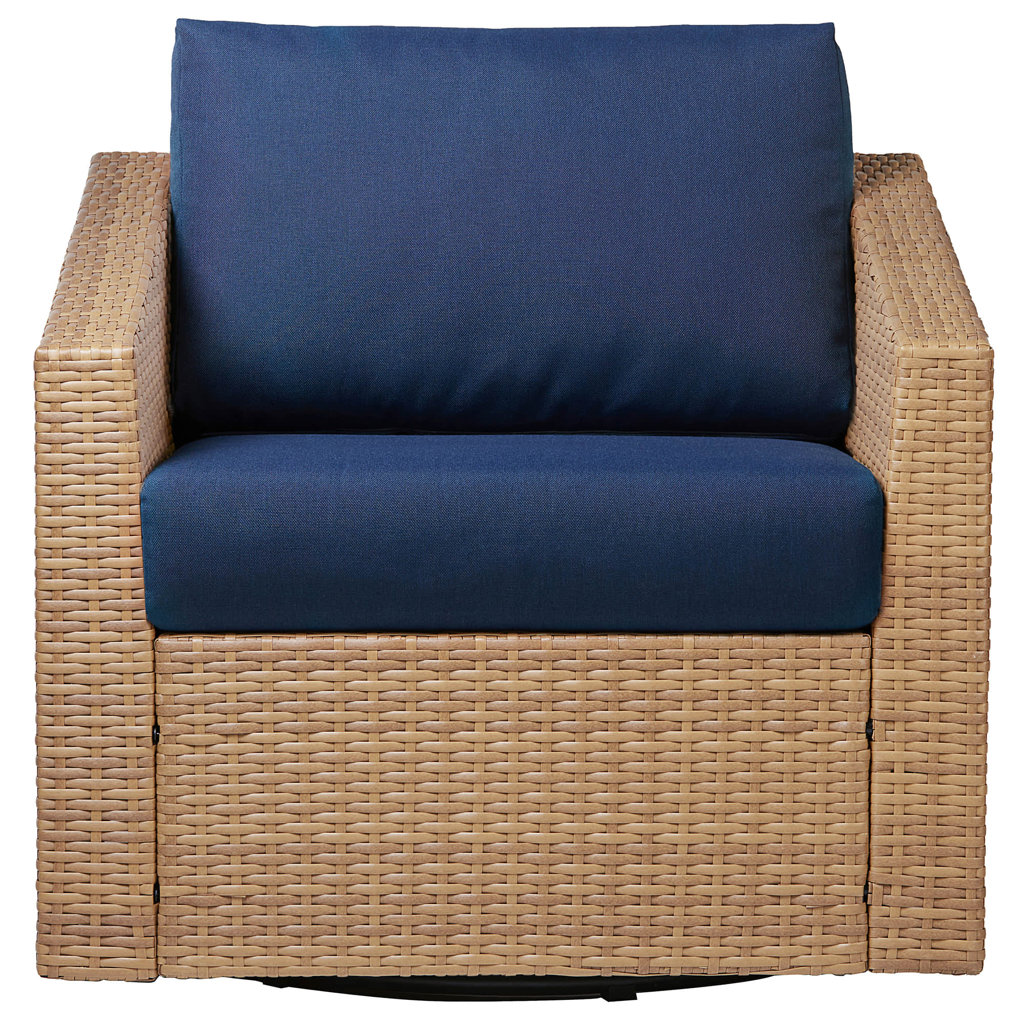 Calum Rattan Outdoor Swivel Accent Chair - Image 12