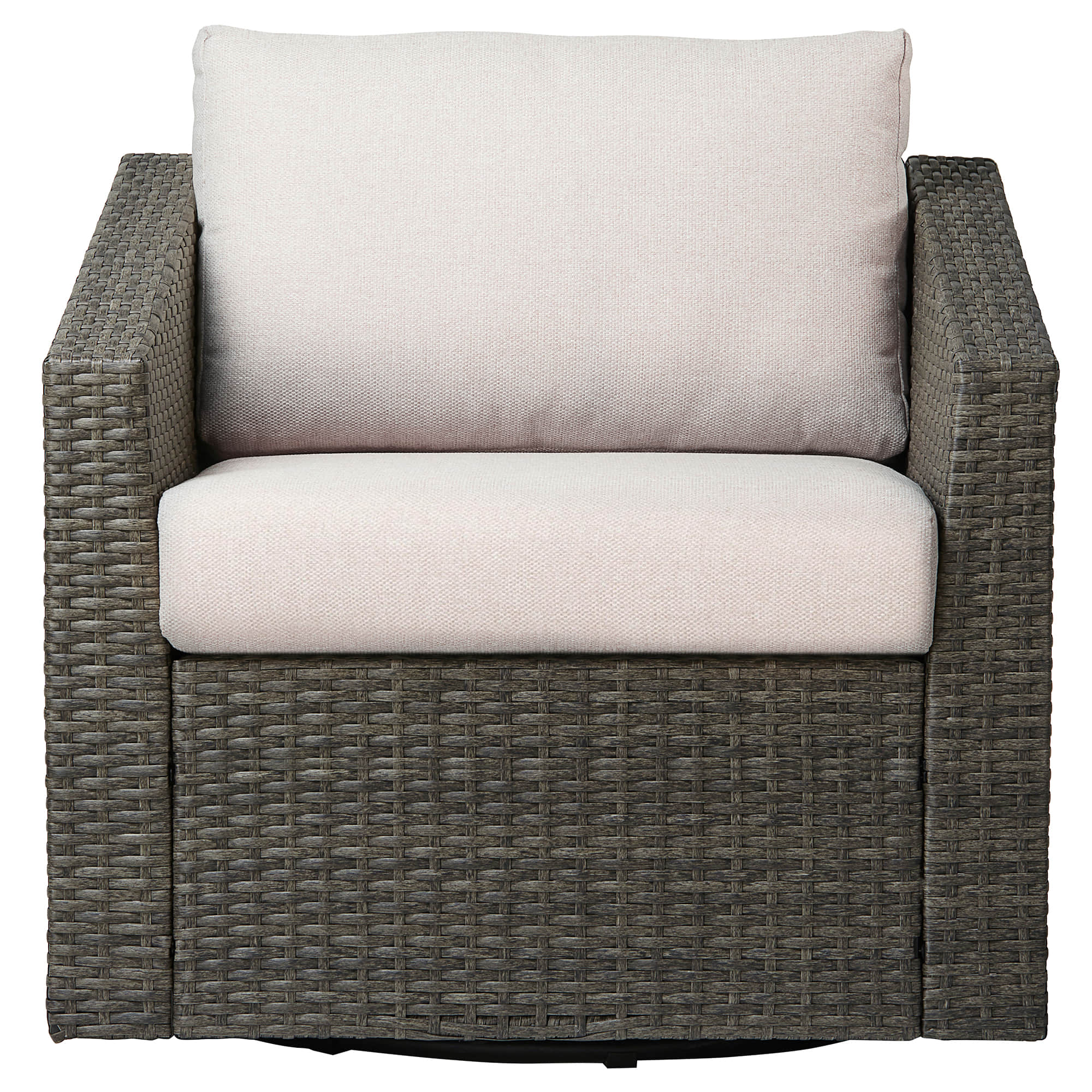 Calum Rattan Outdoor Swivel Accent Chair - Image 18