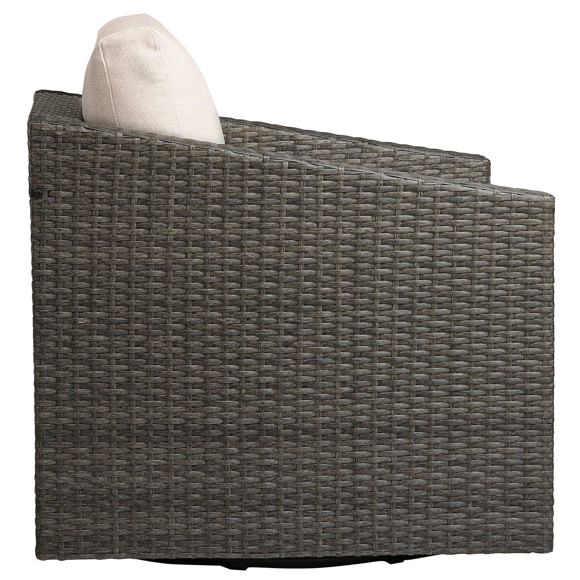 Calum Rattan Outdoor Swivel Accent Chair - Image 20