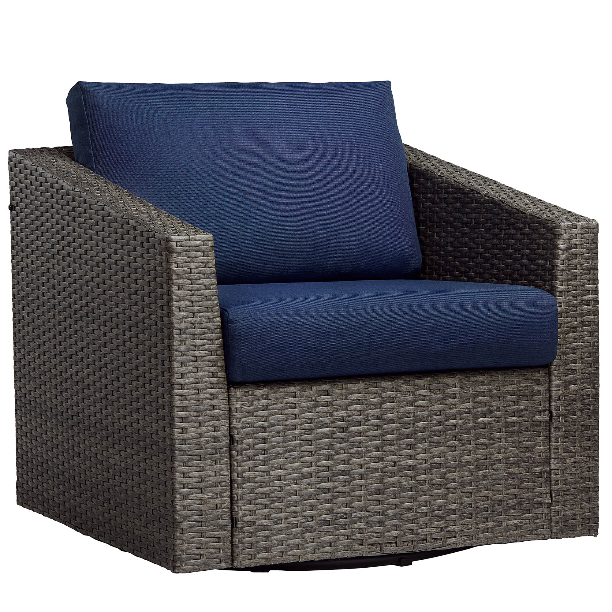 Calum Rattan Outdoor Swivel Accent Chair - Image 24