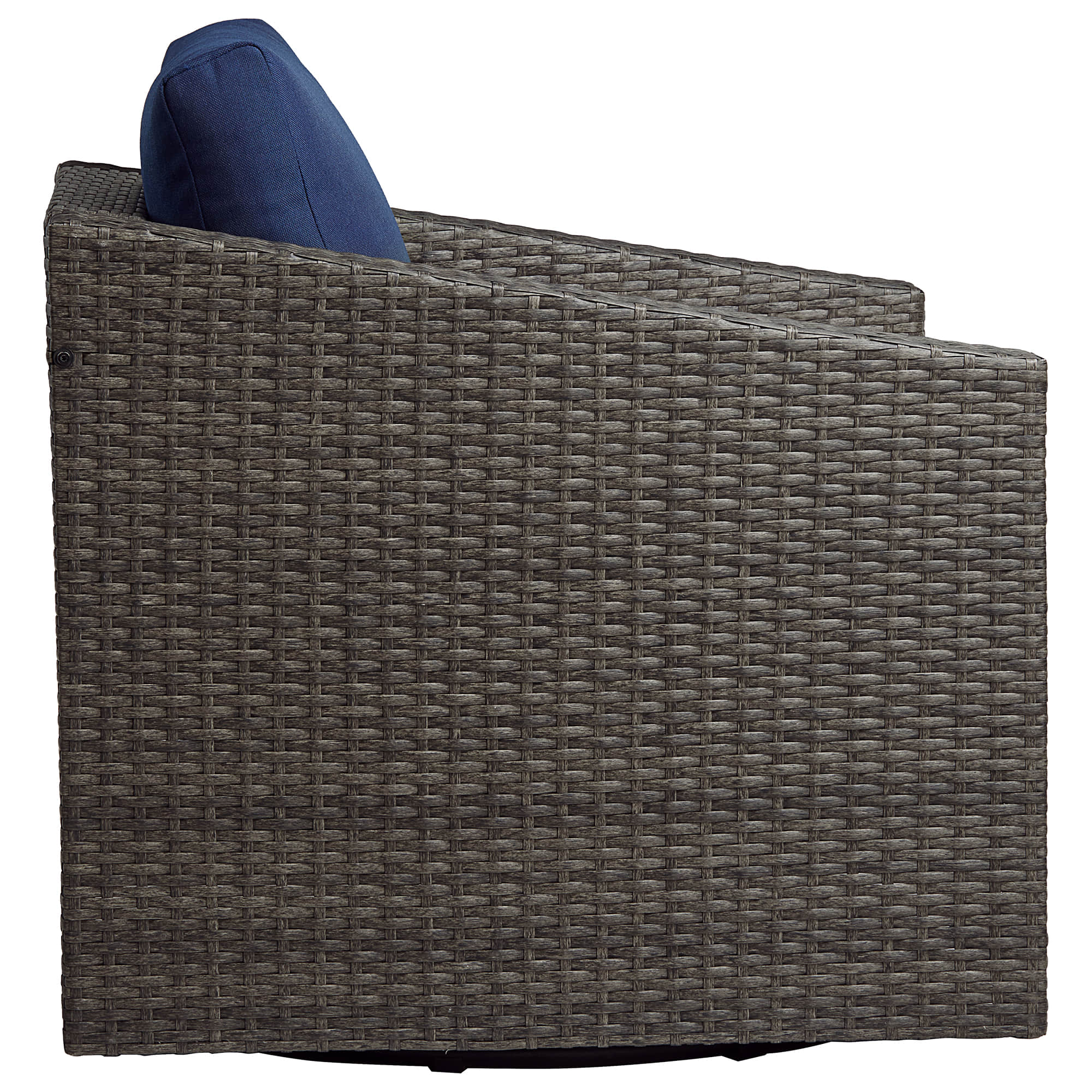 Calum Rattan Outdoor Swivel Accent Chair - Image 26