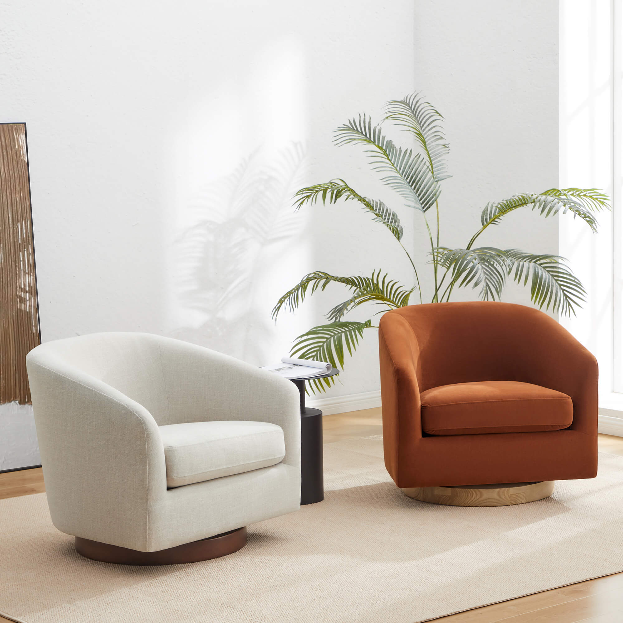 Wren Modern Swivel Accent Chair - Image 69