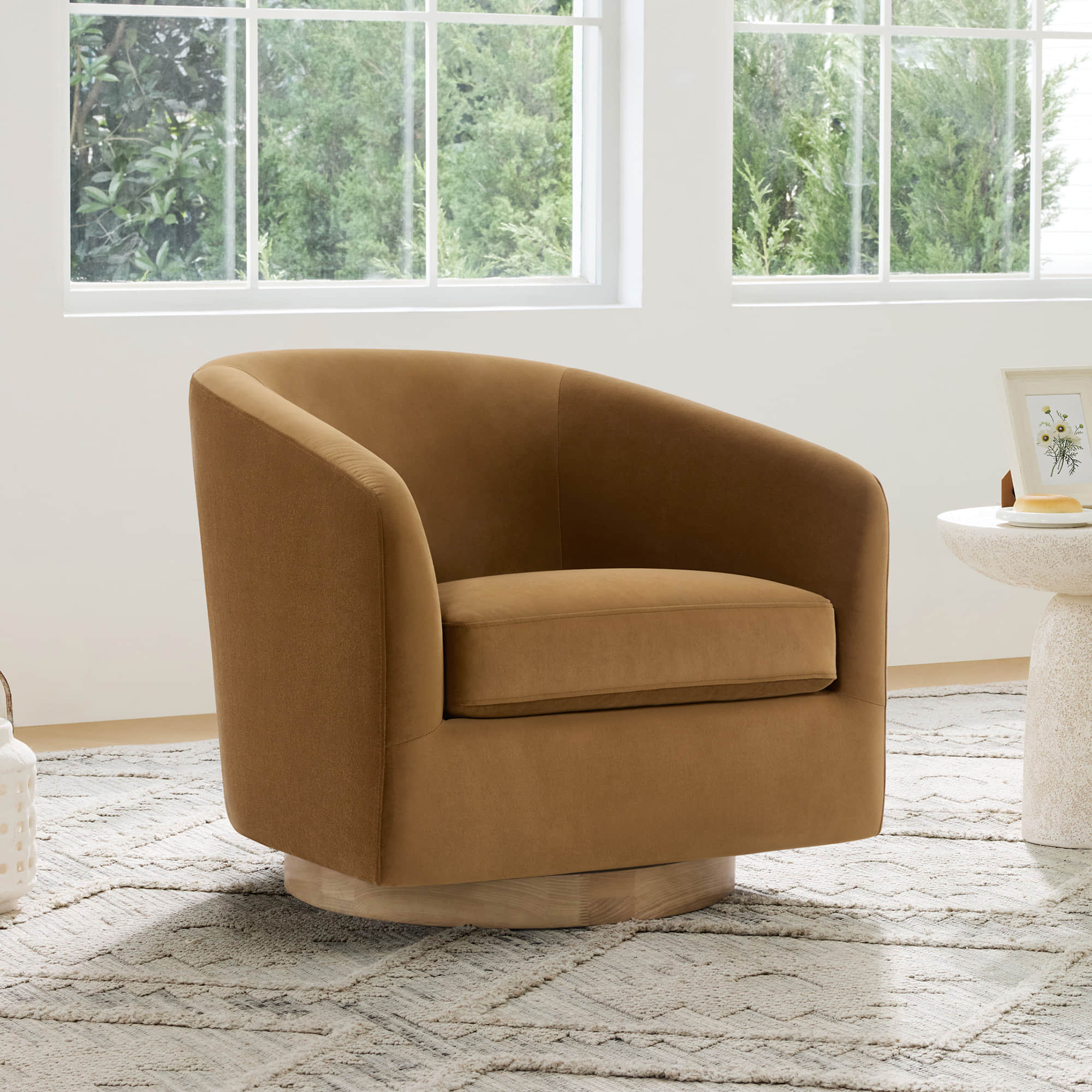 Wren Modern Swivel Accent Chair - Image 89