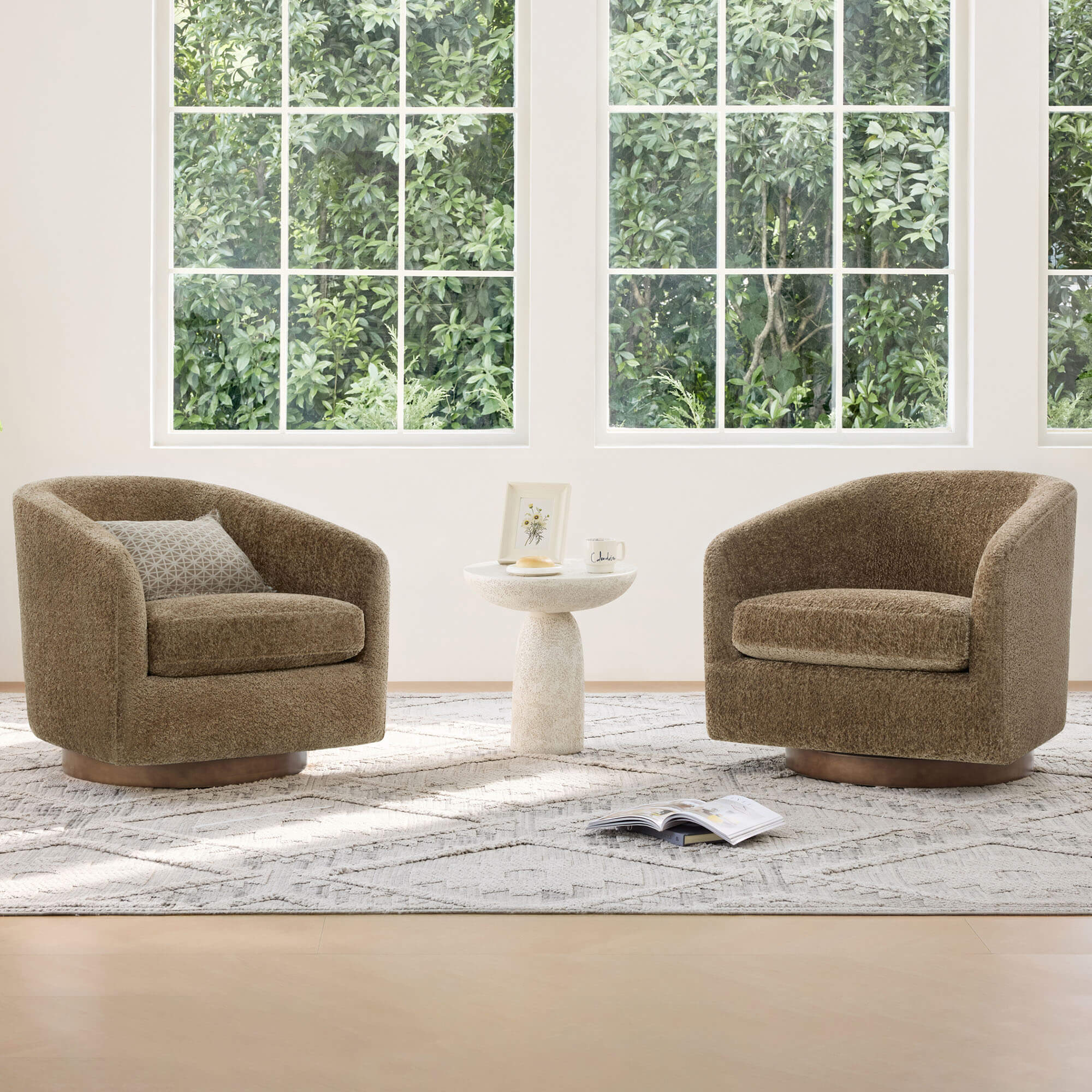 Wren Modern Swivel Accent Chair - Image 90