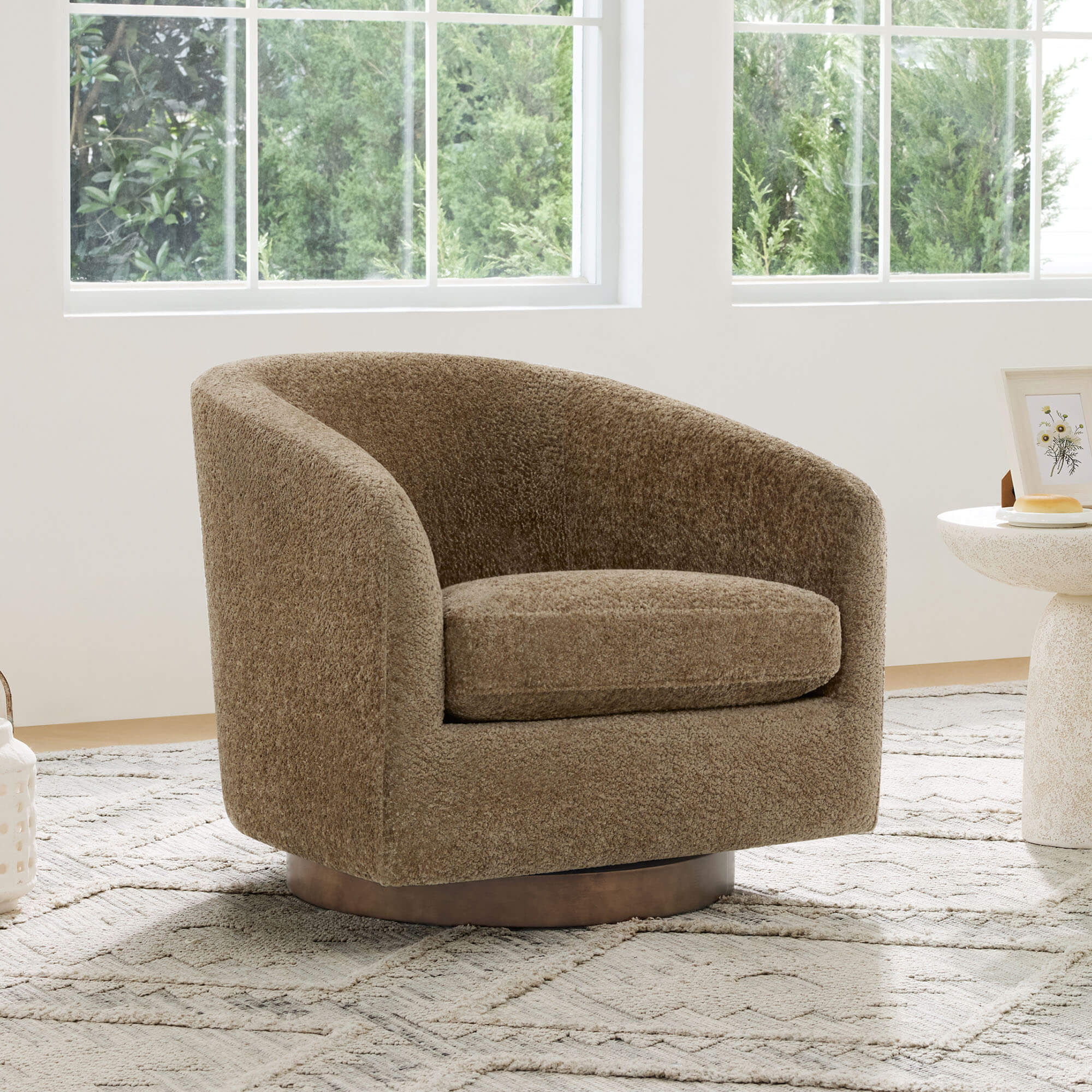 Wren Modern Swivel Accent Chair - Image 92