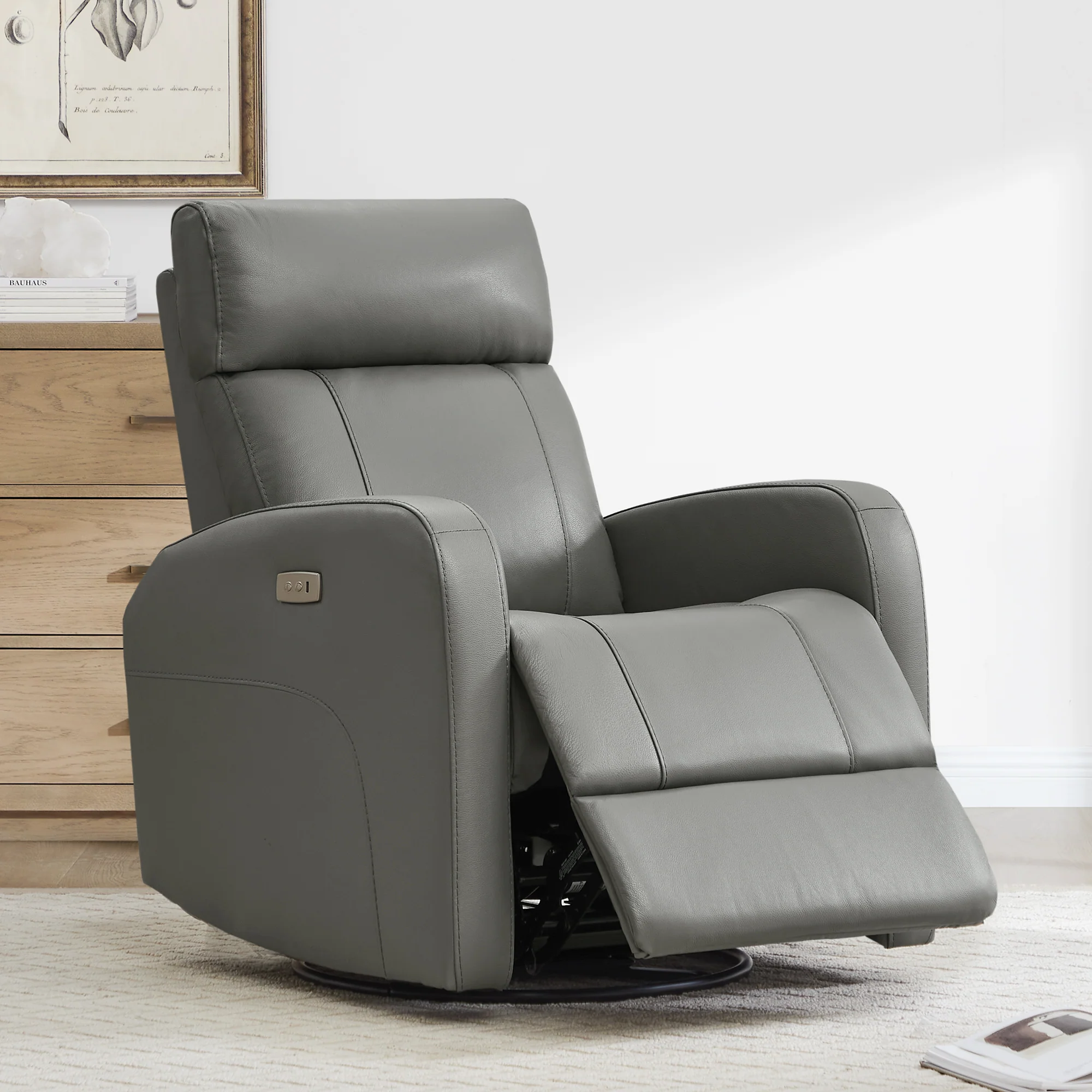 Joy Power Swivel Recliner with Manual Headrest - Image 23