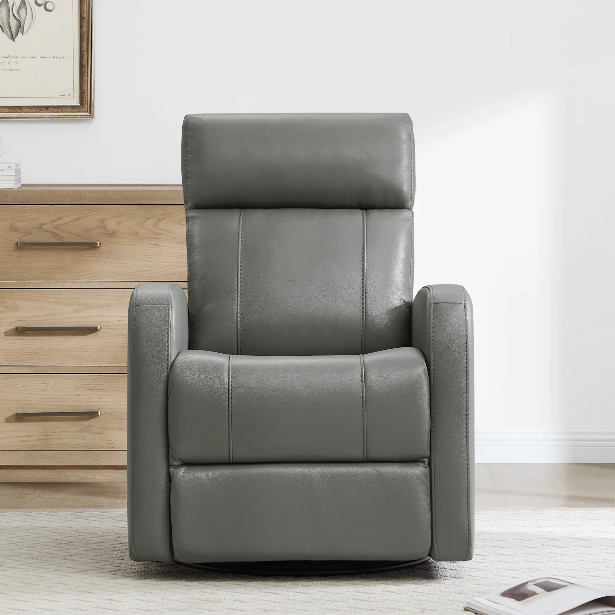 Joy Power Swivel Recliner with Manual Headrest - Image 25