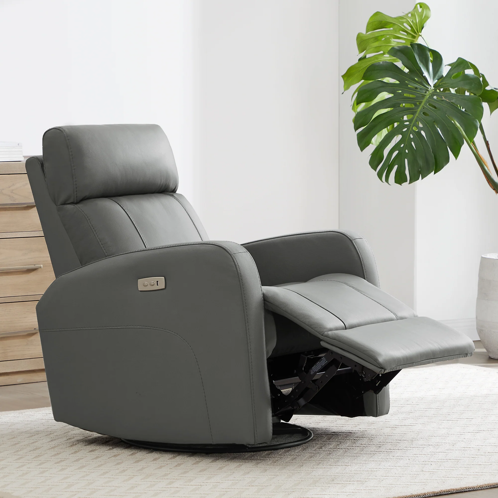 Joy Power Swivel Recliner with Manual Headrest - Image 26