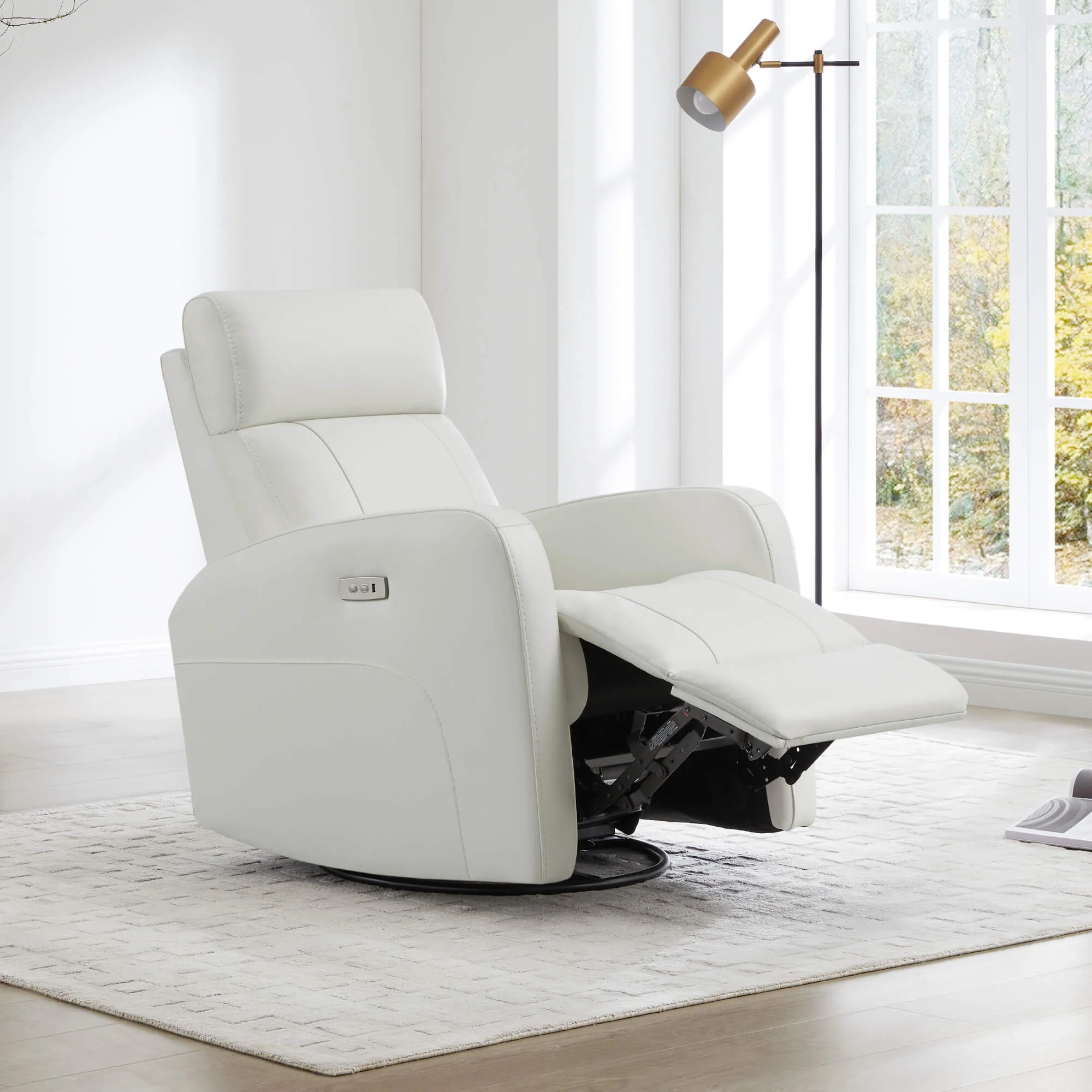 Joy Power Swivel Recliner with Manual Headrest - Image 52