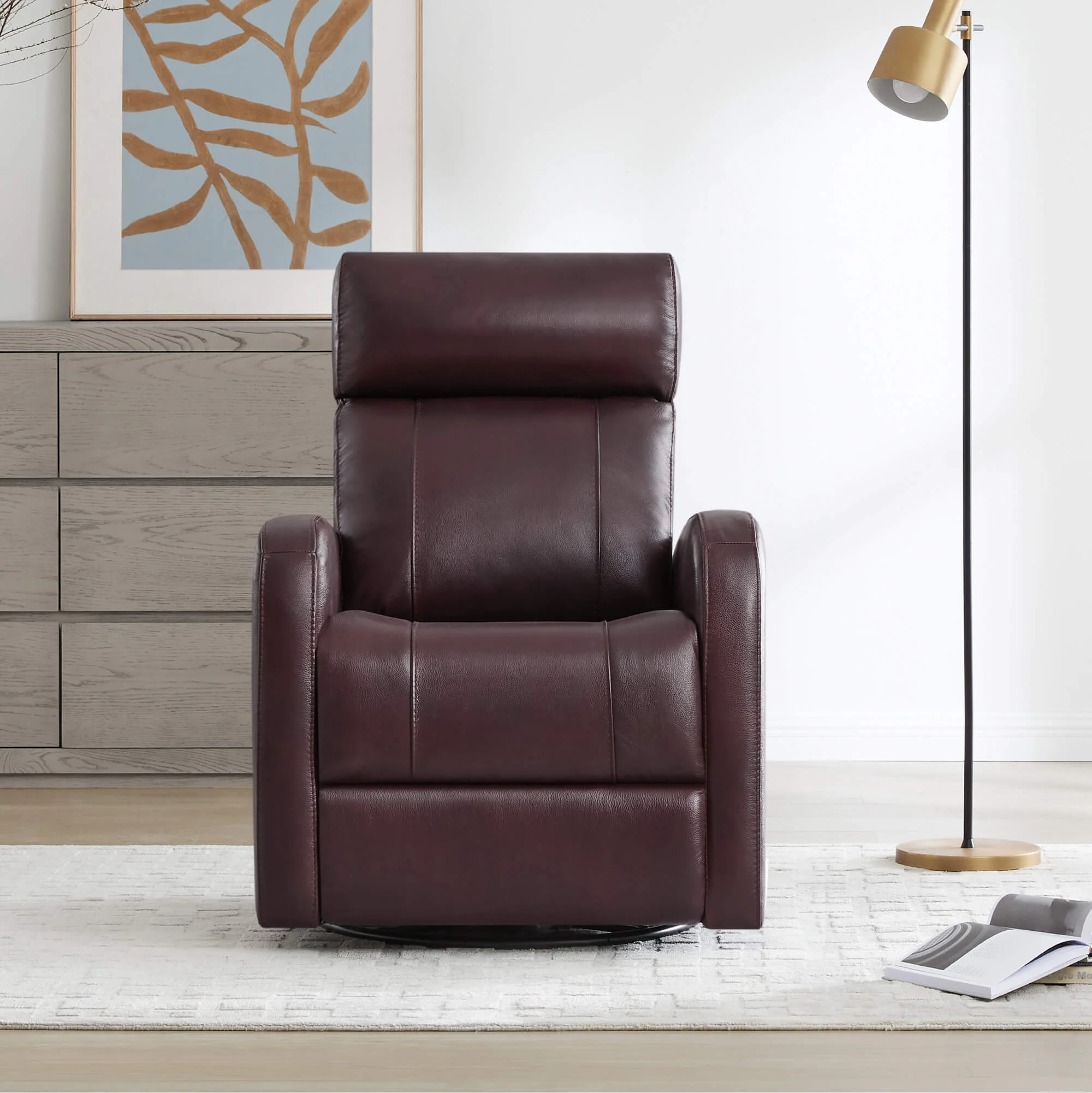 Joy Power Swivel Recliner with Manual Headrest - Image 6